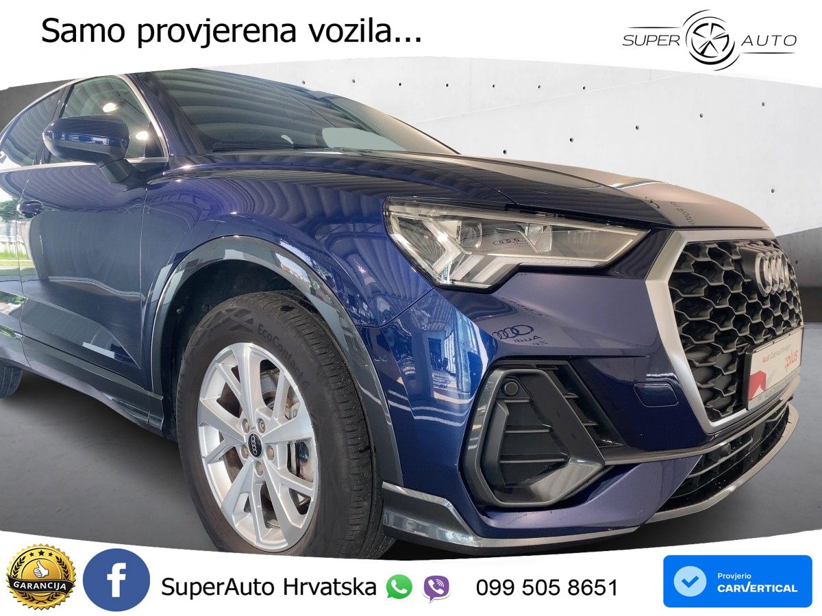 Audi Q3 Sportback 45 TFSIe (245 KS) S tronic LED+GR SJED+ACC
