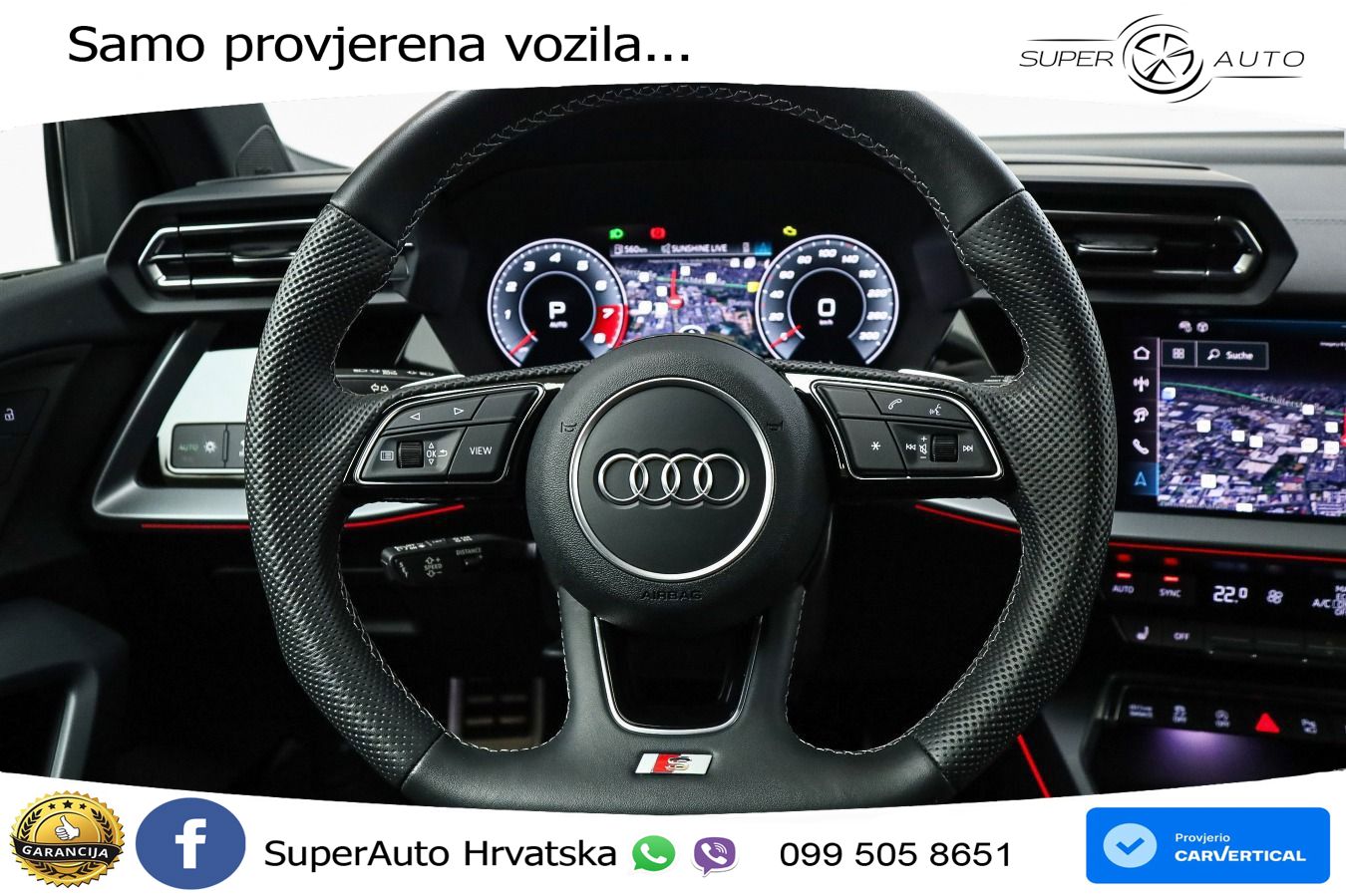 Audi S3 2.0 TFSI (333 KS) quattro S tronic MATRIX+GR SJED+KAM