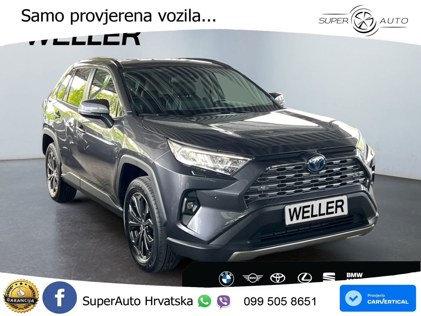 Toyota RAV4 2.5 (218 KS) Hybrid eCVT Team D LED+GR SJED+ACC