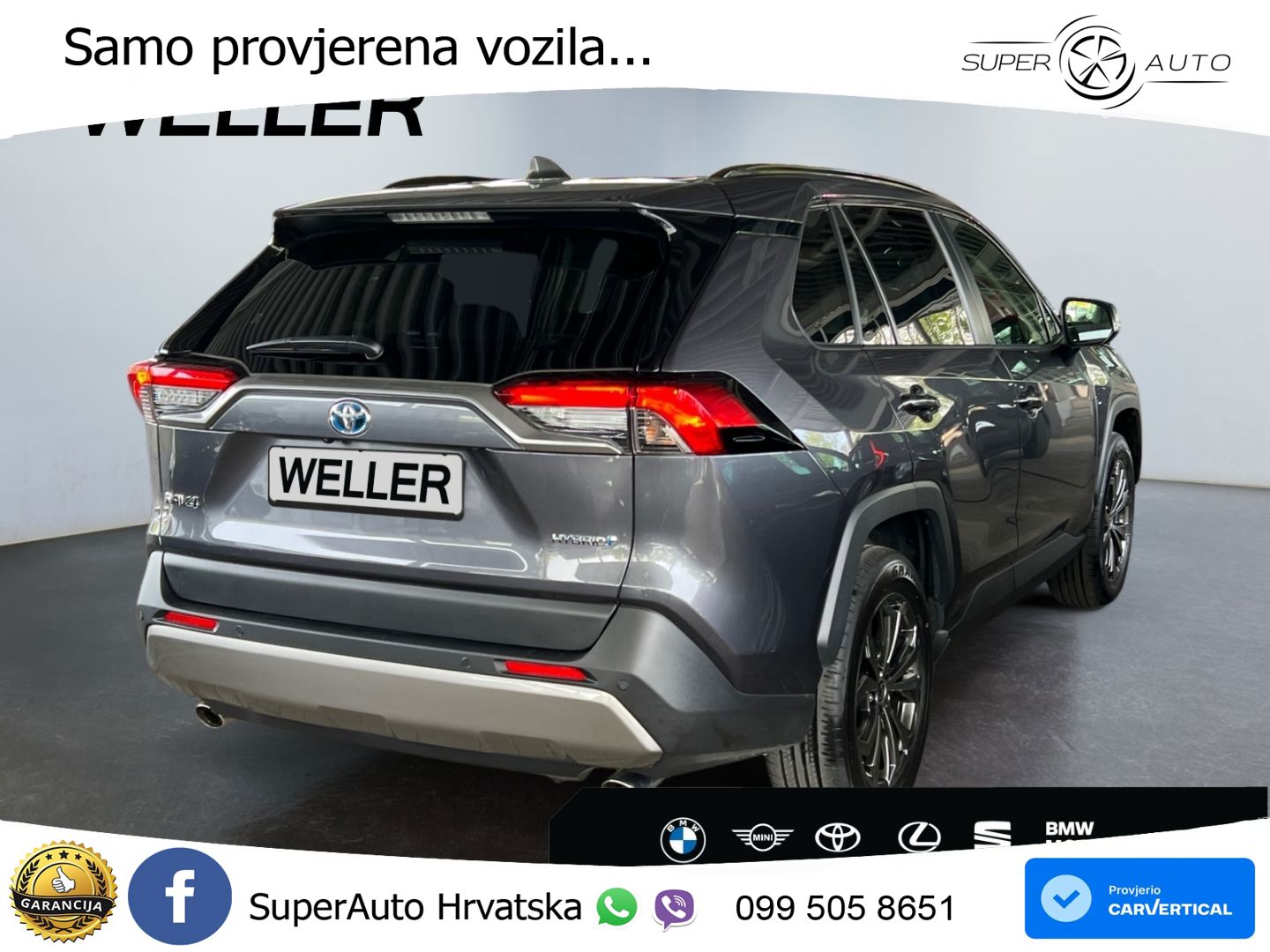 Toyota RAV4 2.5 (218 KS) Hybrid eCVT Team D LED+GR SJED+ACC