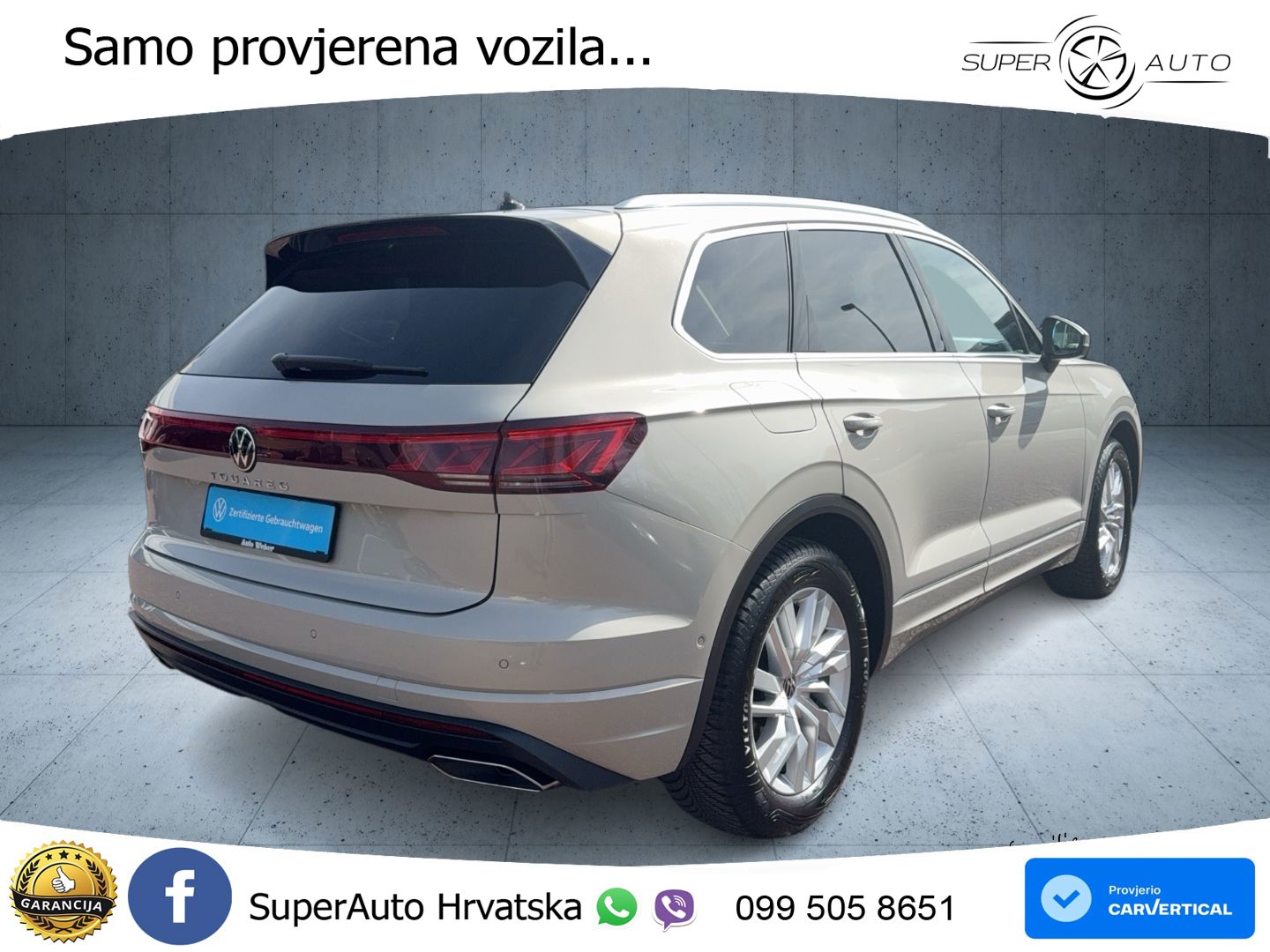 Volkswagen Touareg 3.0 V6 TDI (231 KS) 4MOTION Tiptronic ZRAČNI+ACC+GR SJED+KAM
