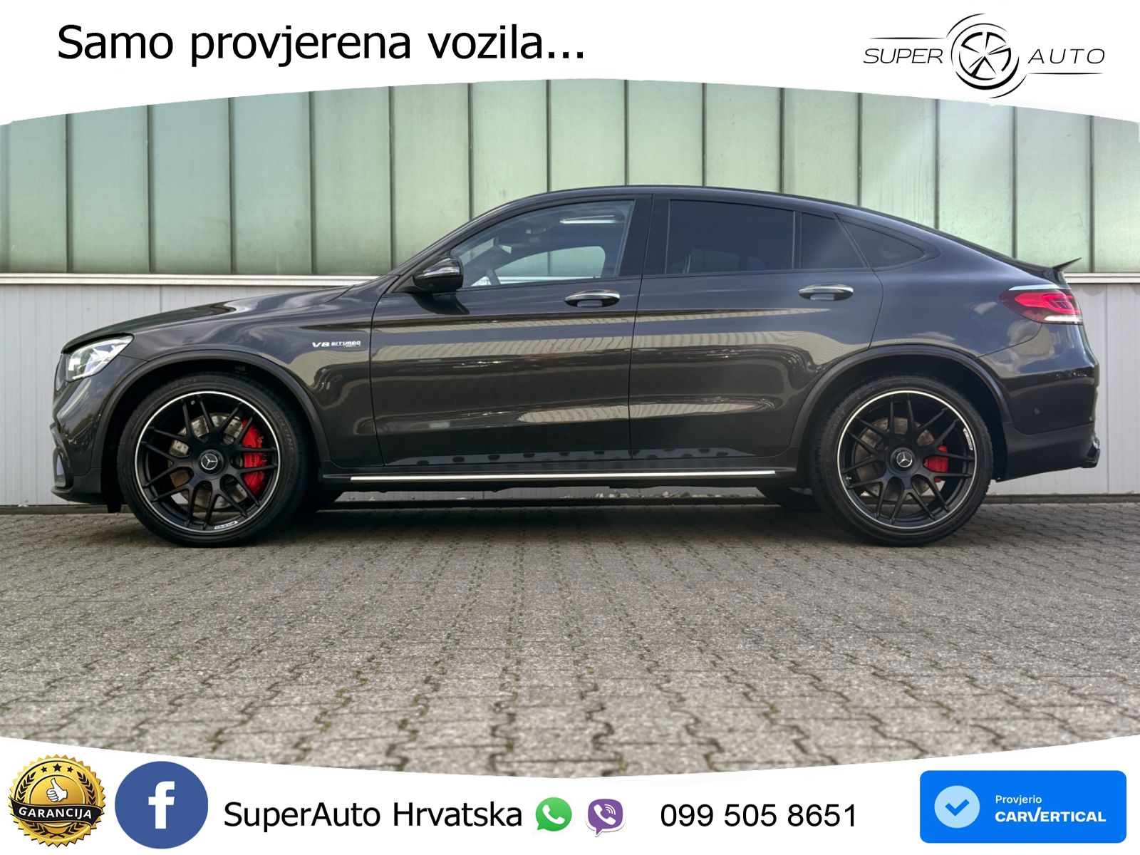 Mercedes GLC Coupe AMG 63 S V8 (510 KS) 4MATIC+ MCT LED+GR SJED+ACC