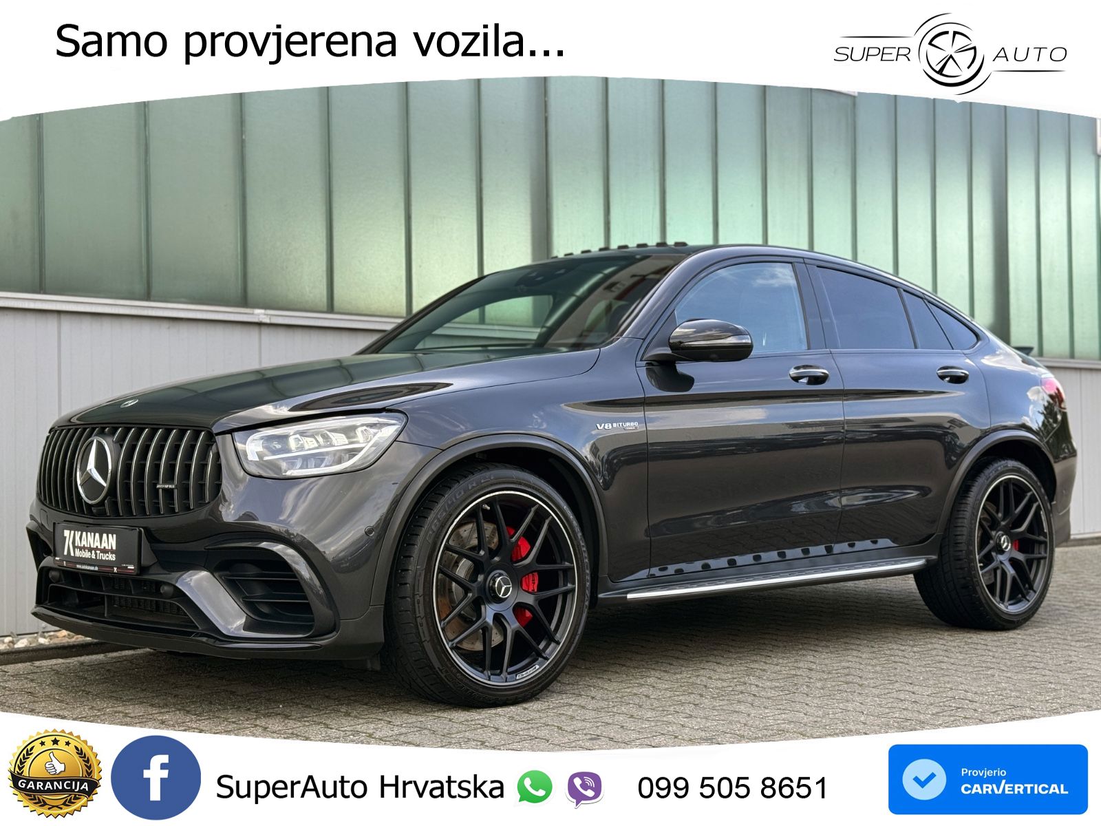 Mercedes GLC Coupe AMG 63 S V8 (510 KS) 4MATIC+ MCT LED+GR SJED+ACC