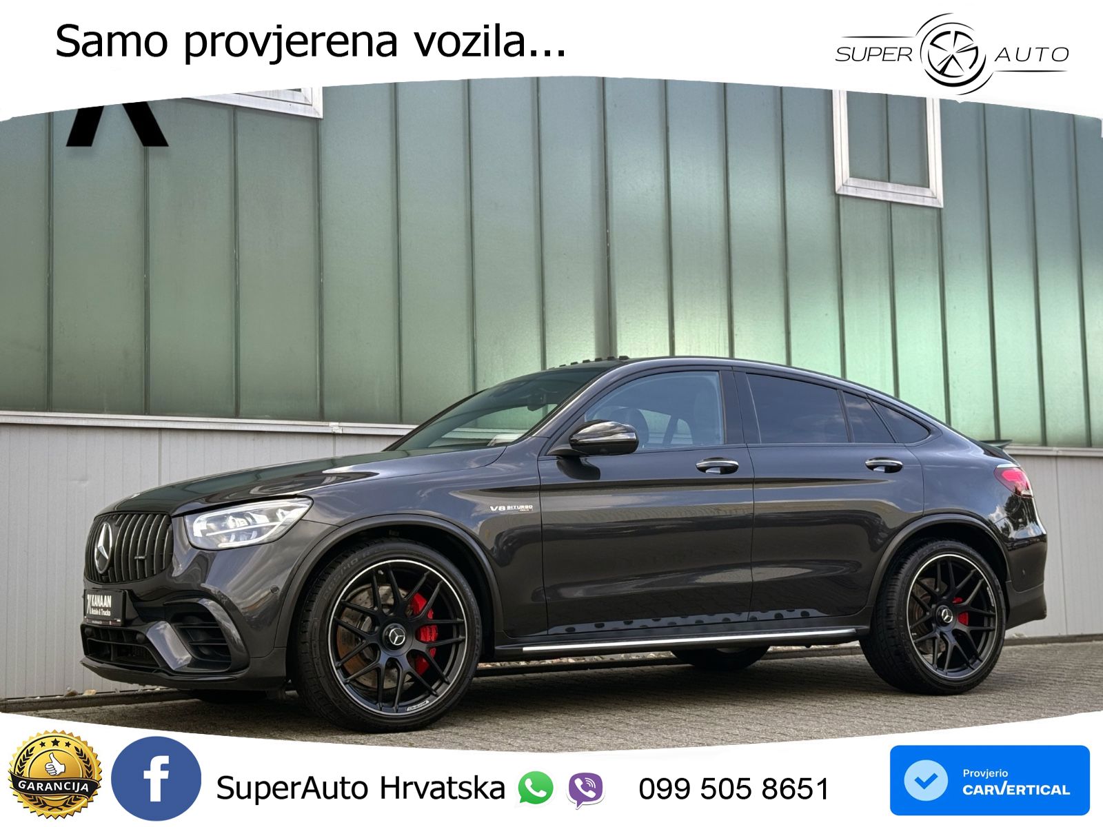 Mercedes GLC Coupe AMG 63 S V8 (510 KS) 4MATIC+ MCT LED+GR SJED+ACC