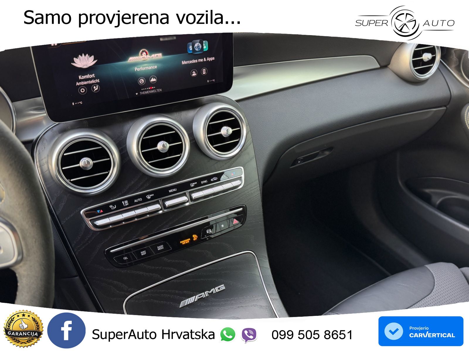 Mercedes GLC Coupe AMG 63 S V8 (510 KS) 4MATIC+ MCT LED+GR SJED+ACC