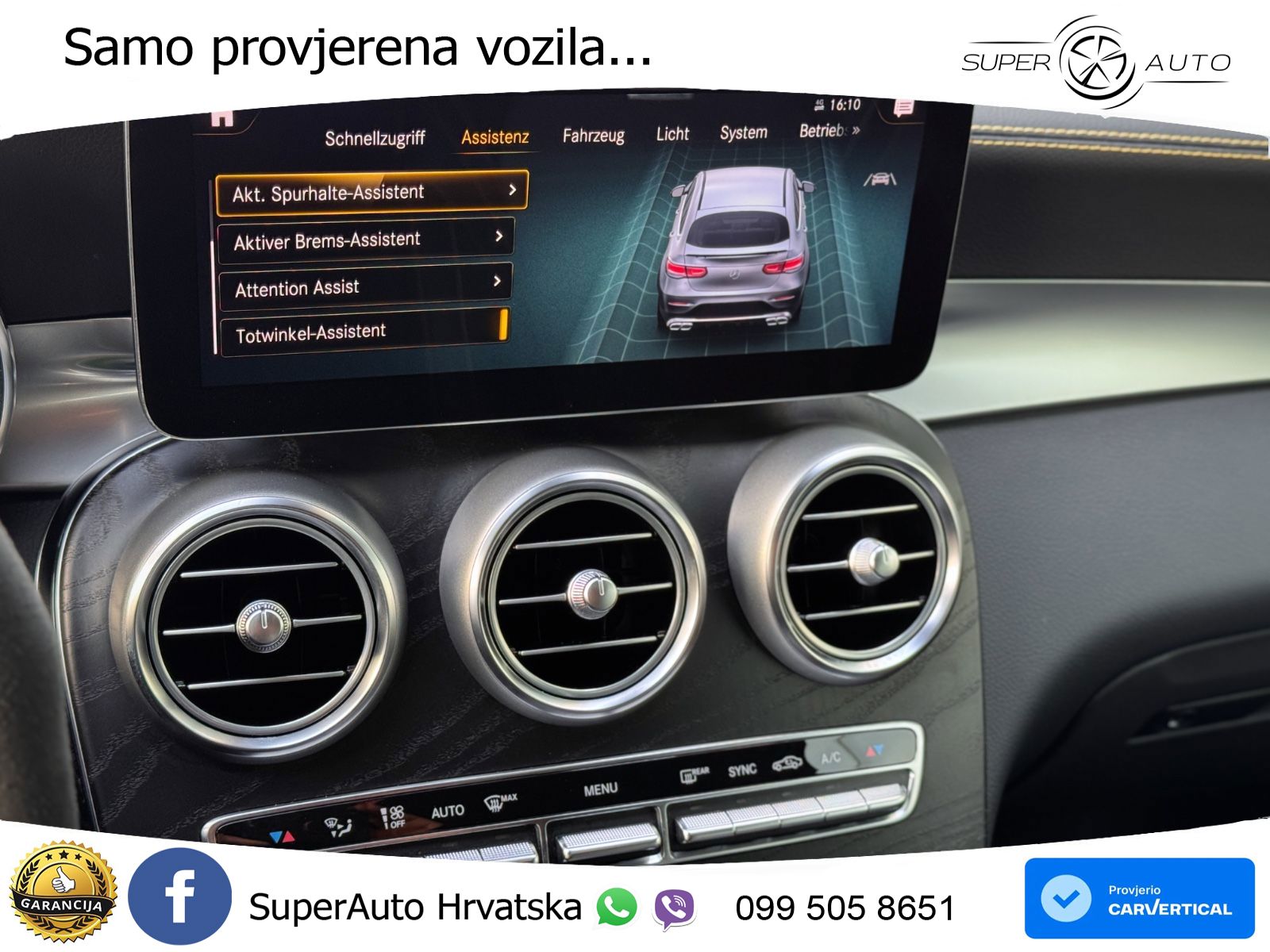 Mercedes GLC Coupe AMG 63 S V8 (510 KS) 4MATIC+ MCT LED+GR SJED+ACC