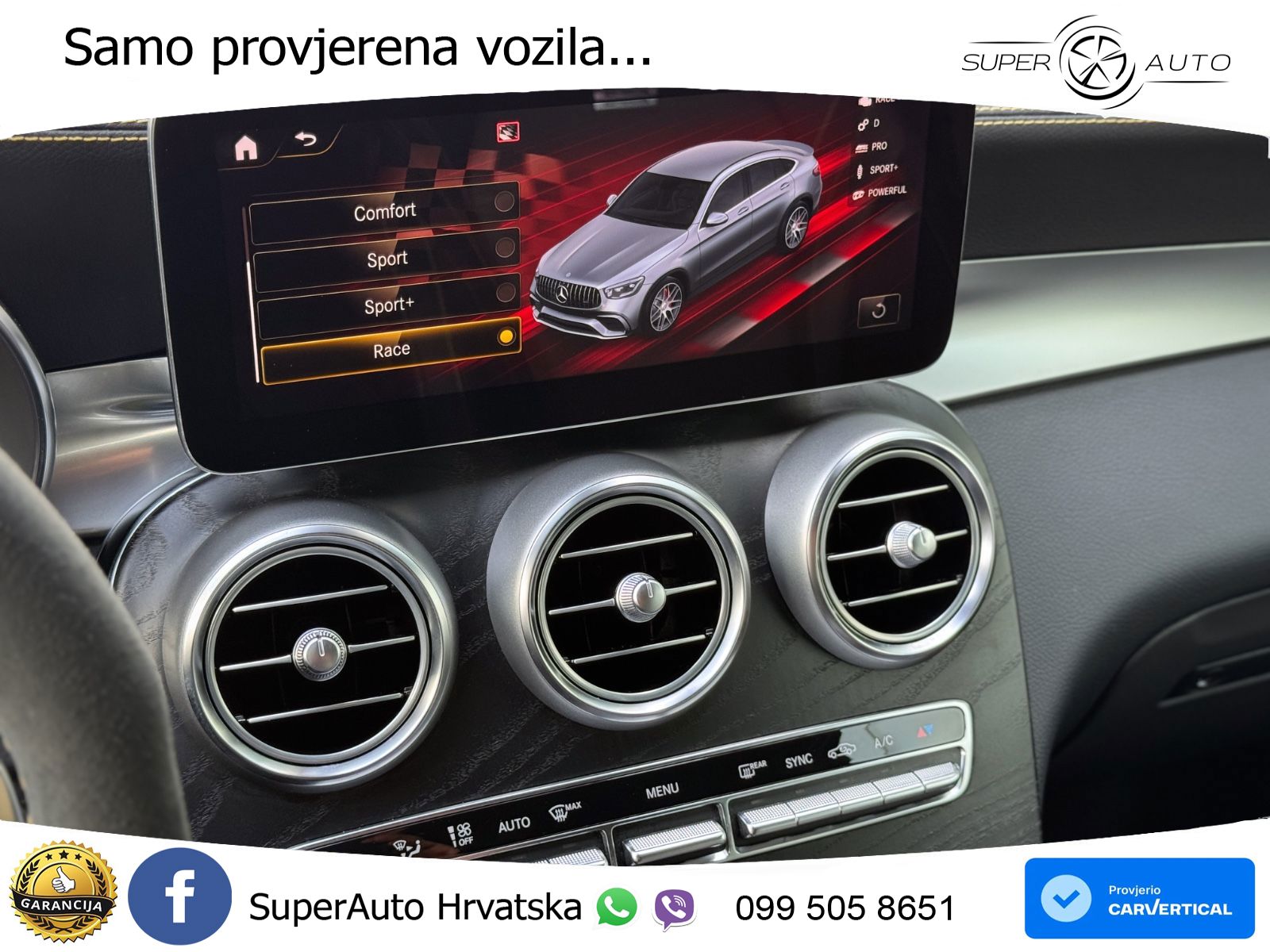 Mercedes GLC Coupe AMG 63 S V8 (510 KS) 4MATIC+ MCT LED+GR SJED+ACC