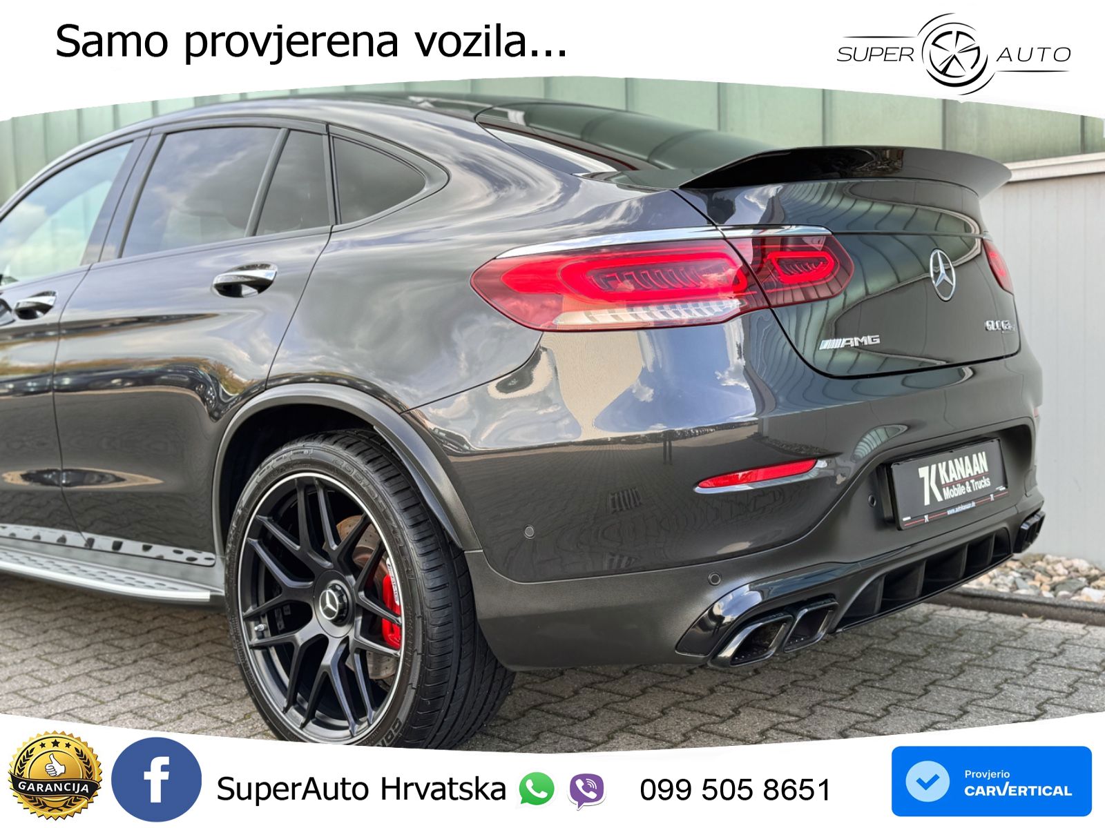 Mercedes GLC Coupe AMG 63 S V8 (510 KS) 4MATIC+ MCT LED+GR SJED+ACC
