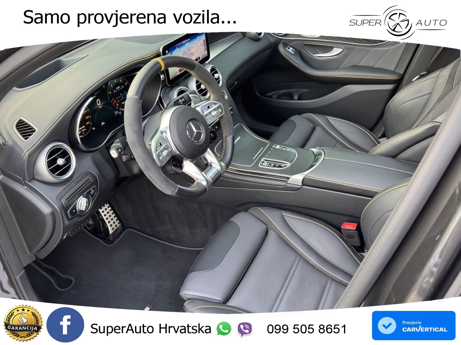 Mercedes GLC Coupe AMG 63 S V8 (510 KS) 4MATIC+ MCT LED+GR SJED+ACC