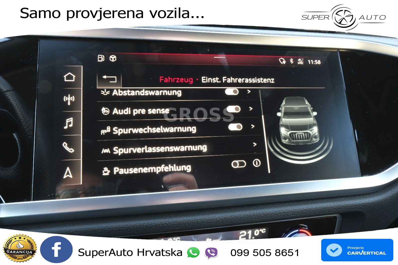Audi Q3 40 TDI (190 KS) quattro S tronic MATRIX+GR SJED+KAM