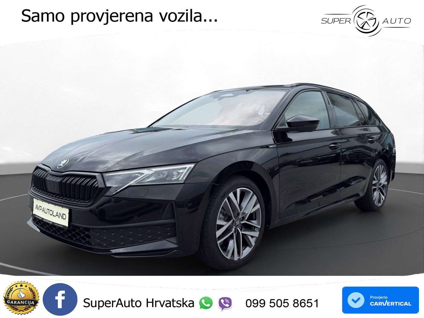 Škoda Octavia Combi 2.0 TDI (150 KS) DSG SportLine LED+GR SJED+ACC