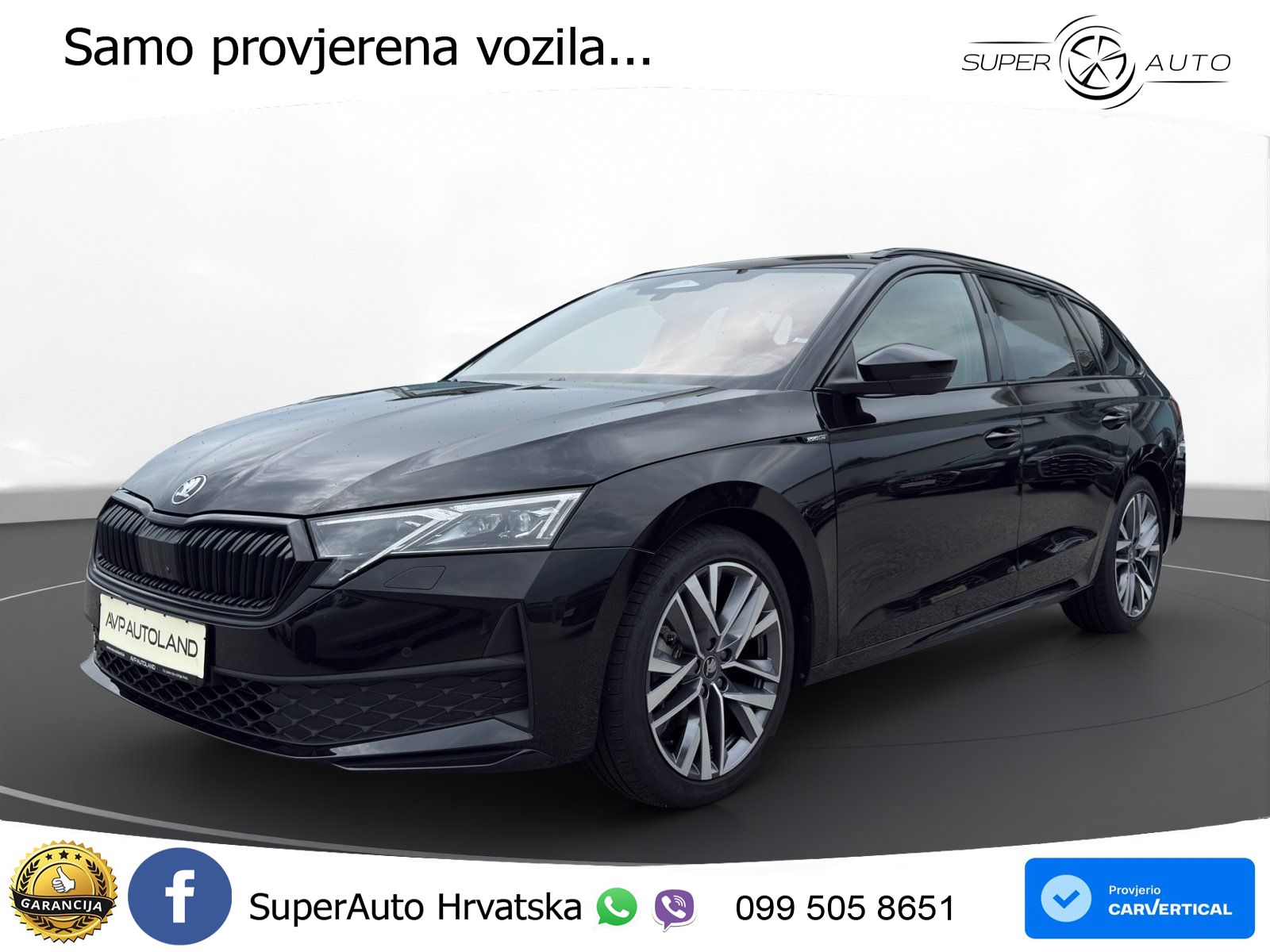 Škoda Octavia Combi 2.0 TDI (150 KS) DSG SportLine LED+GR SJED+ACC