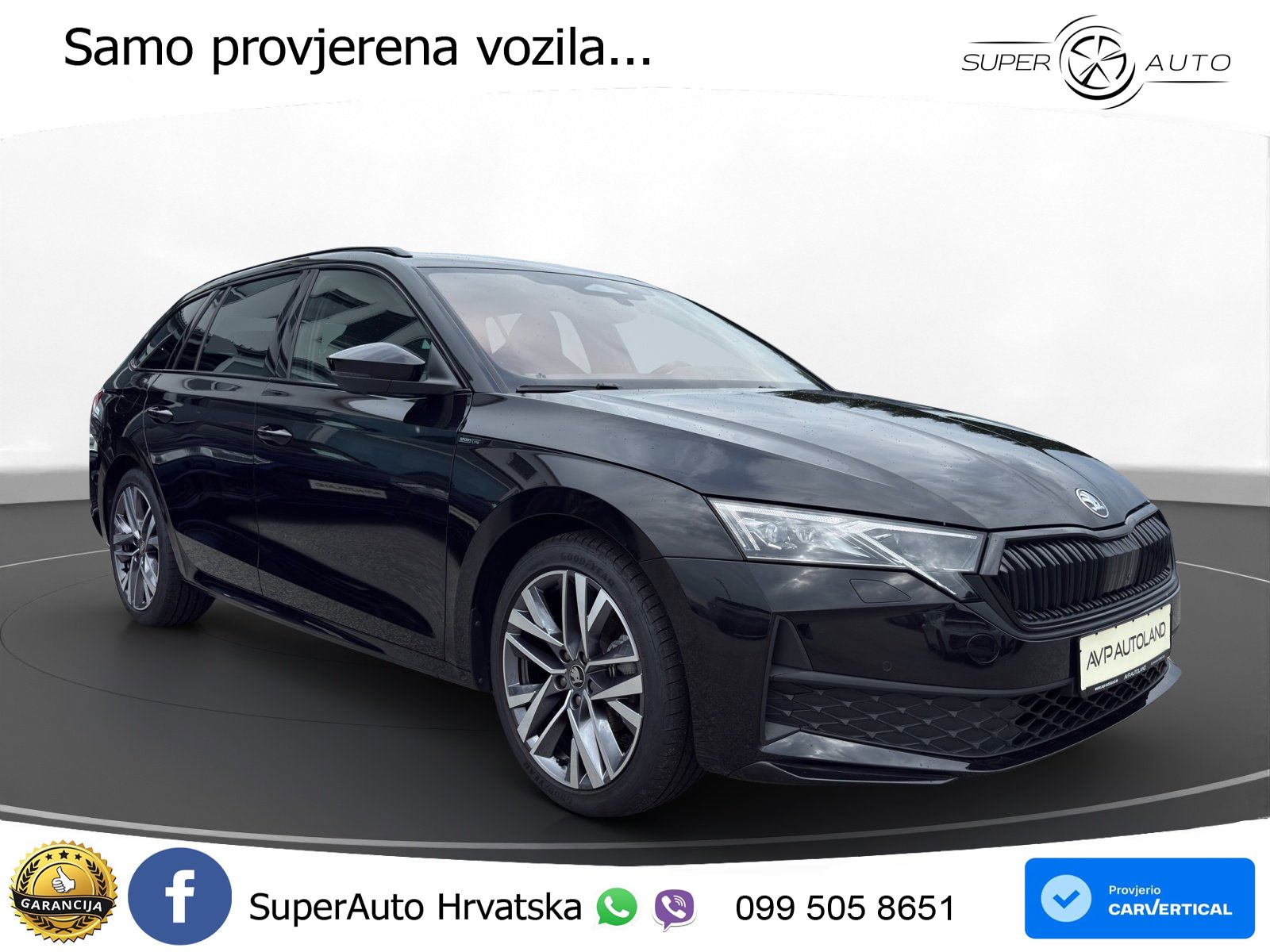 Škoda Octavia Combi 2.0 TDI (150 KS) DSG SportLine LED+GR SJED+ACC
