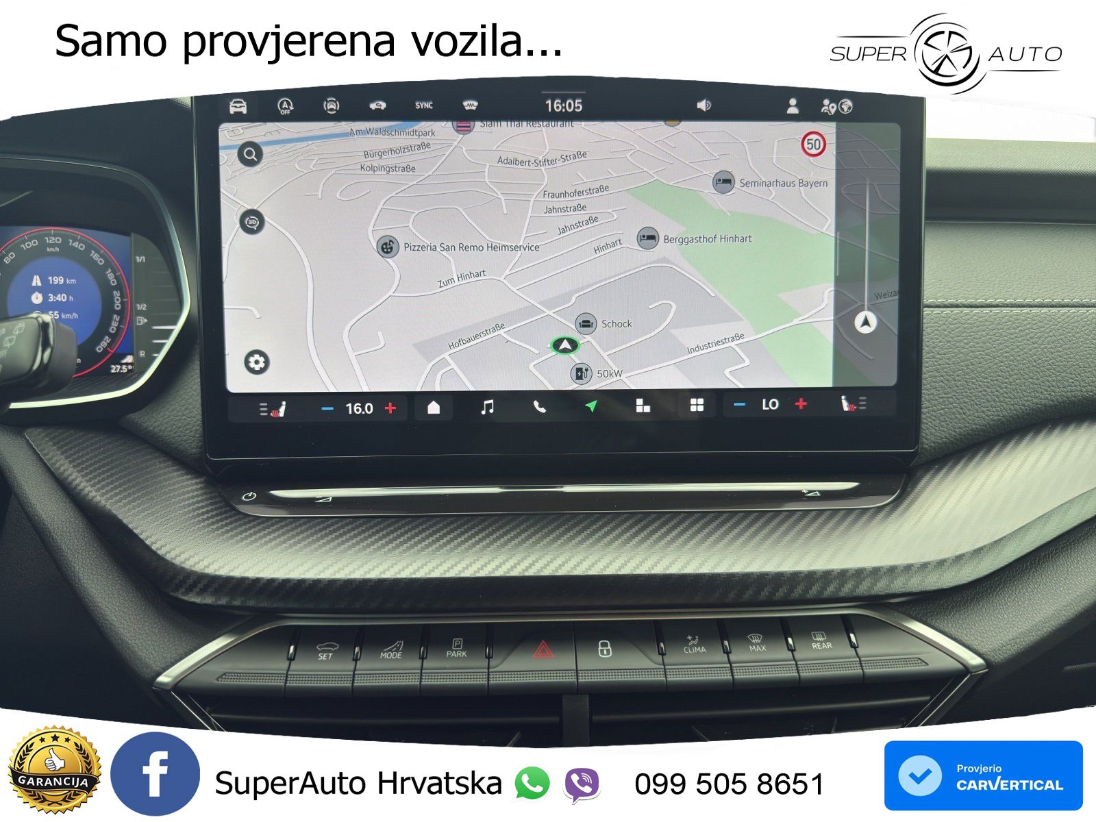 Škoda Octavia Combi 2.0 TDI (150 KS) DSG SportLine LED+GR SJED+ACC