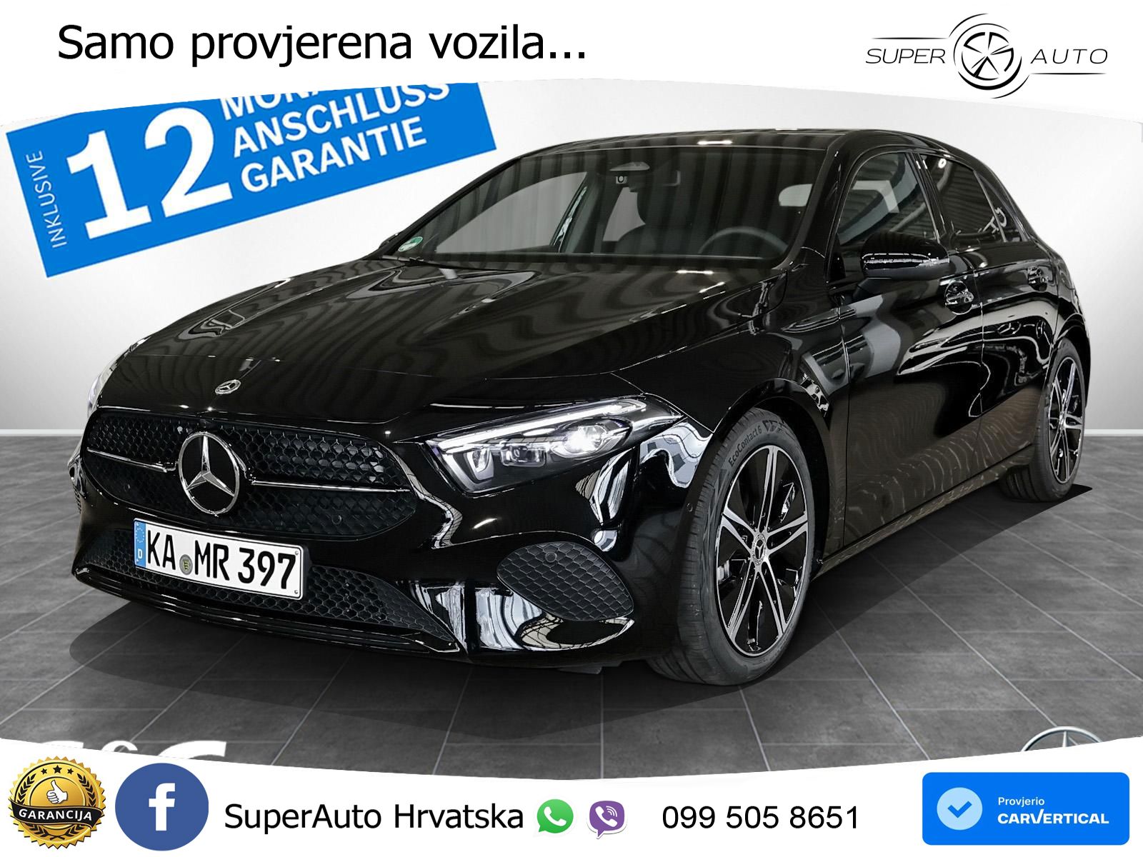 Mercedes-Benz A 200 7G-DCT LED+GR SJED+ACC