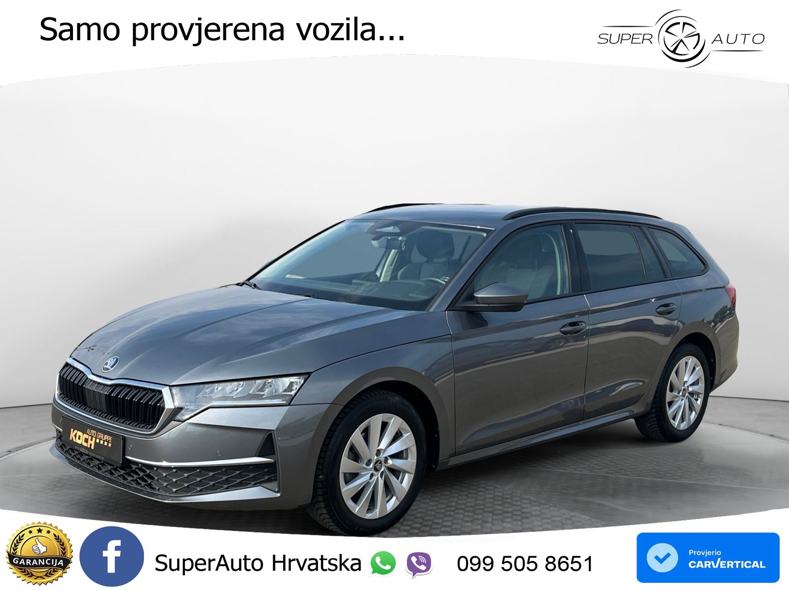 Škoda Octavia Combi 2.0 TDI (150 KS) DSG Selection LED+GR SJED+ACC