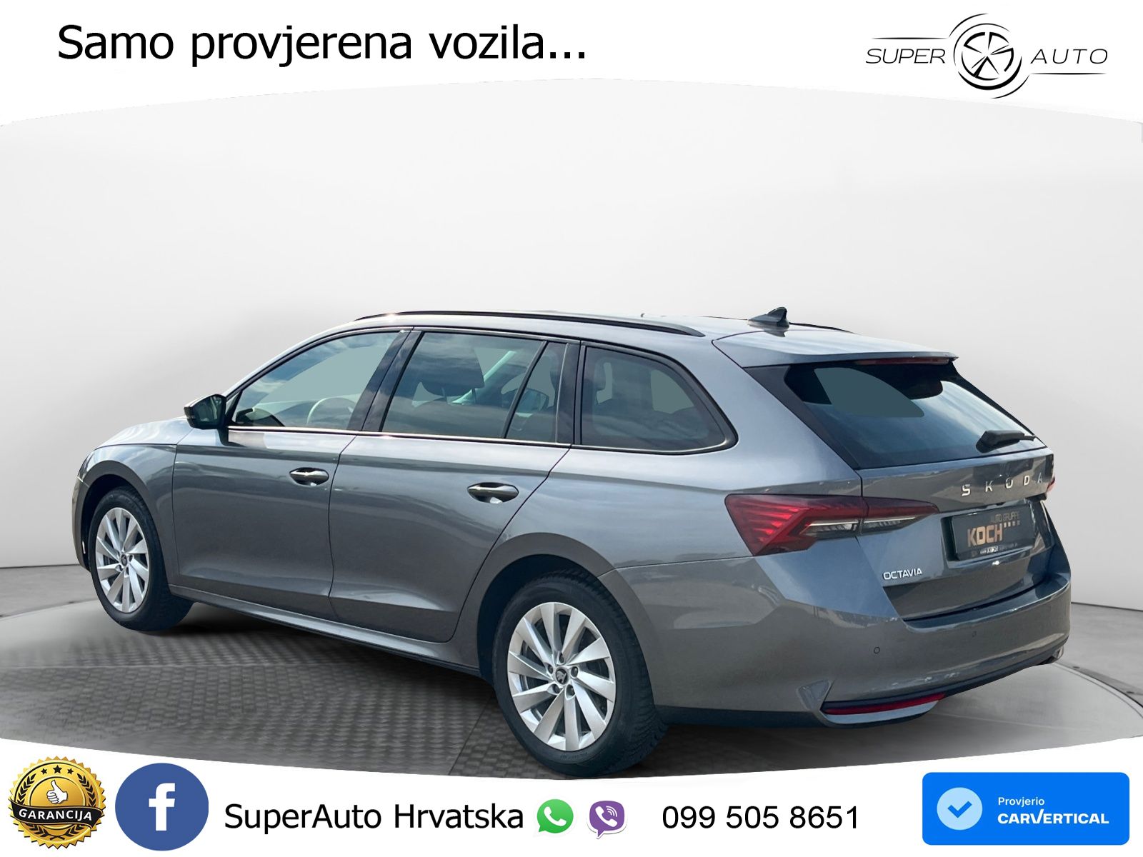 Škoda Octavia Combi 2.0 TDI (150 KS) DSG Selection LED+GR SJED+ACC