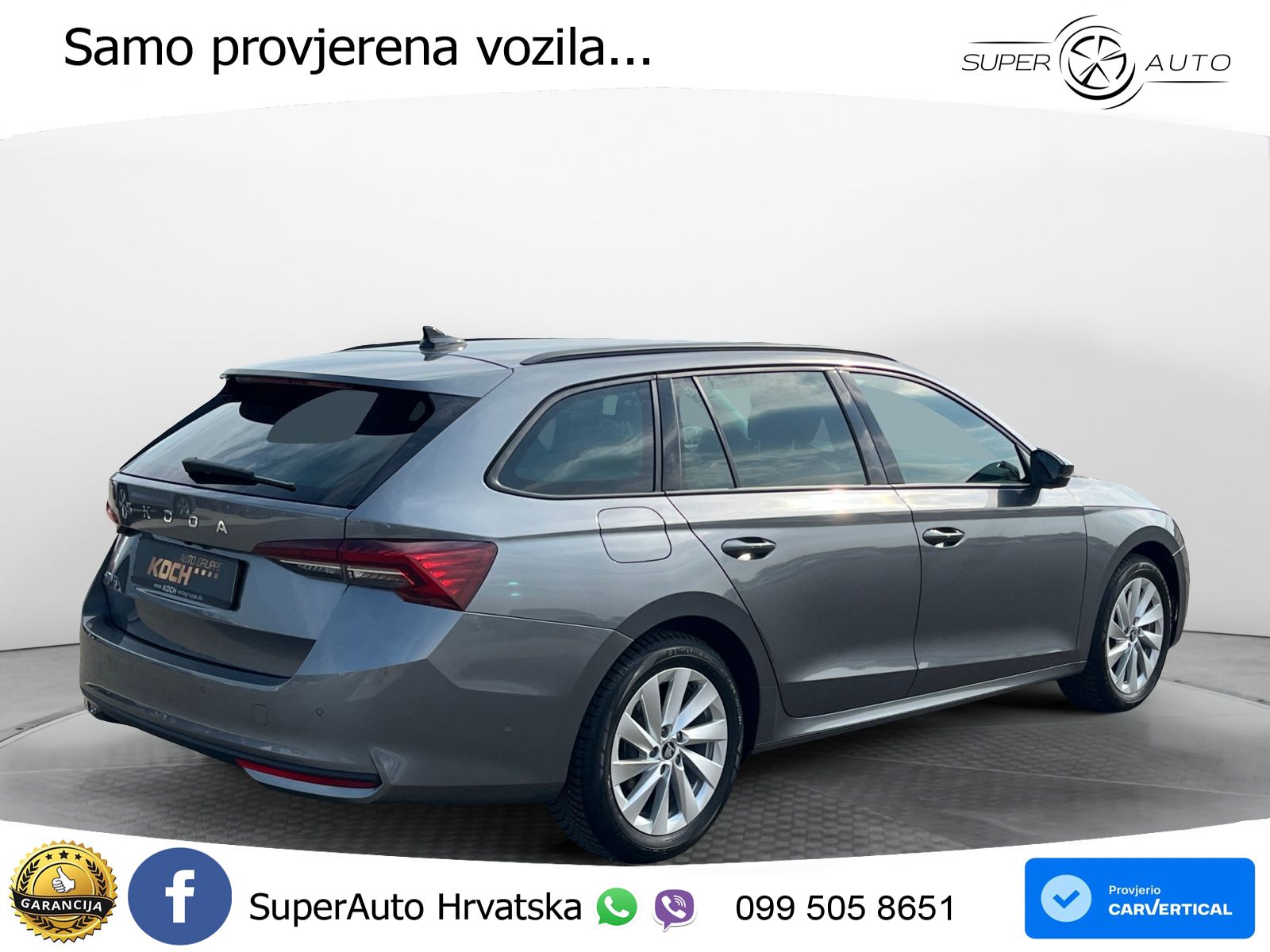 Škoda Octavia Combi 2.0 TDI (150 KS) DSG Selection LED+GR SJED+ACC