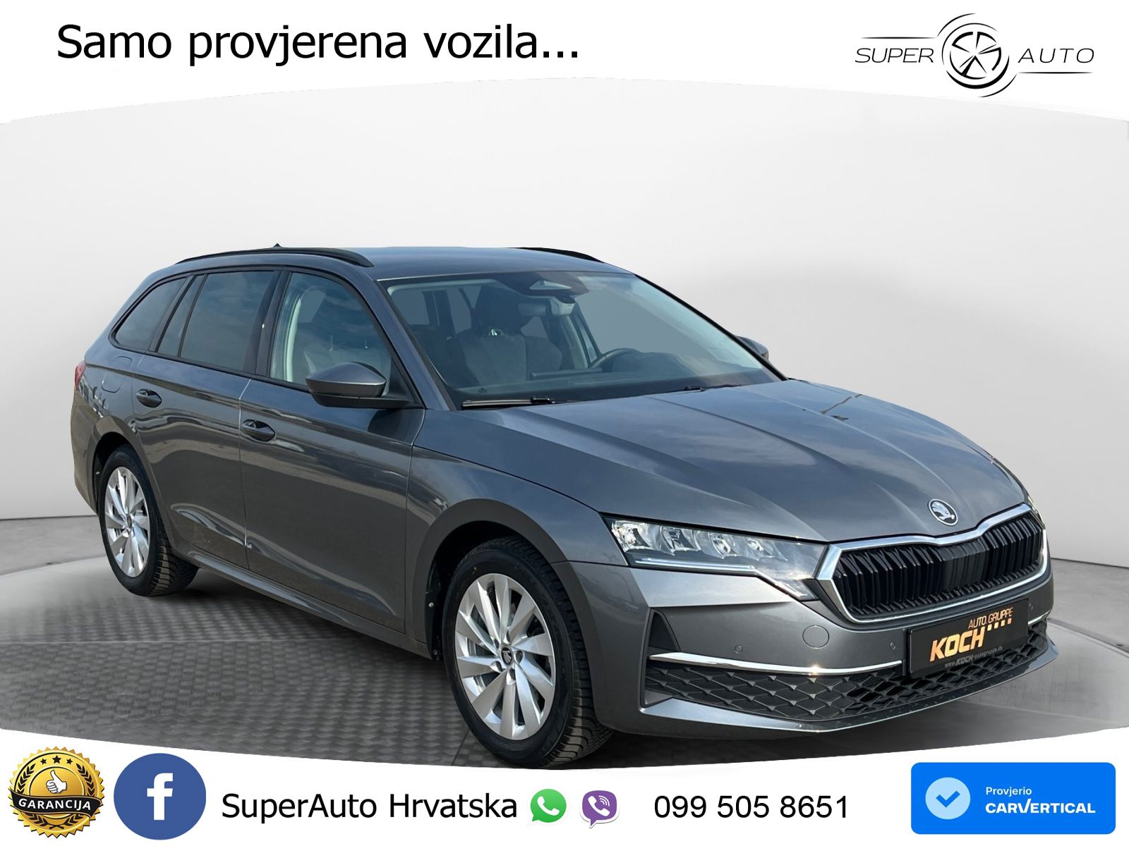 Škoda Octavia Combi 2.0 TDI (150 KS) DSG Selection LED+GR SJED+ACC