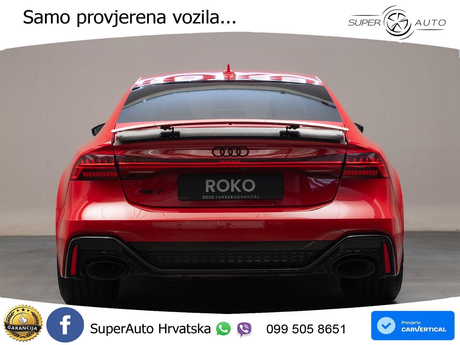 Audi RS7 4.0 TFSI V8 (600 KS) quattro tiptronic LED+GR SJED+ACC