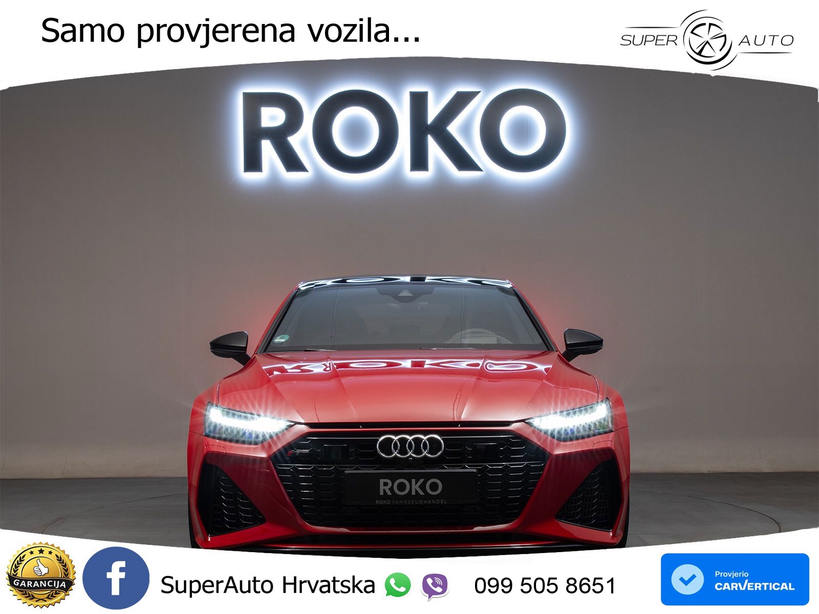 Audi RS7 4.0 TFSI V8 (600 KS) quattro tiptronic LED+GR SJED+ACC
