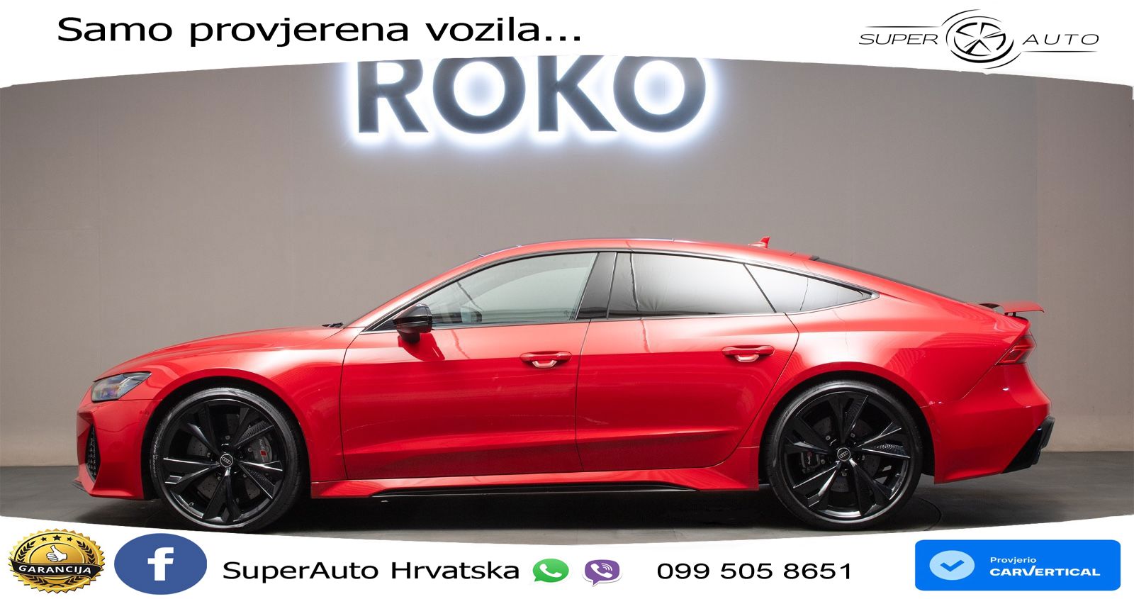 Audi RS7 4.0 TFSI V8 (600 KS) quattro tiptronic LED+GR SJED+ACC