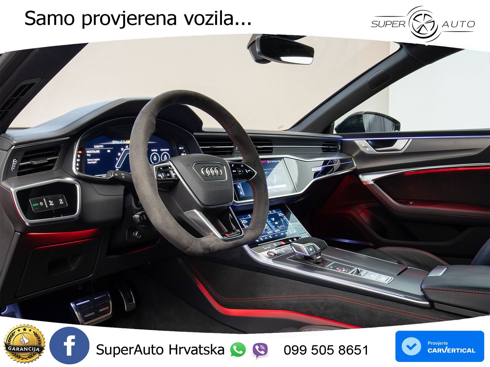 Audi RS7 4.0 TFSI V8 (600 KS) quattro tiptronic LED+GR SJED+ACC