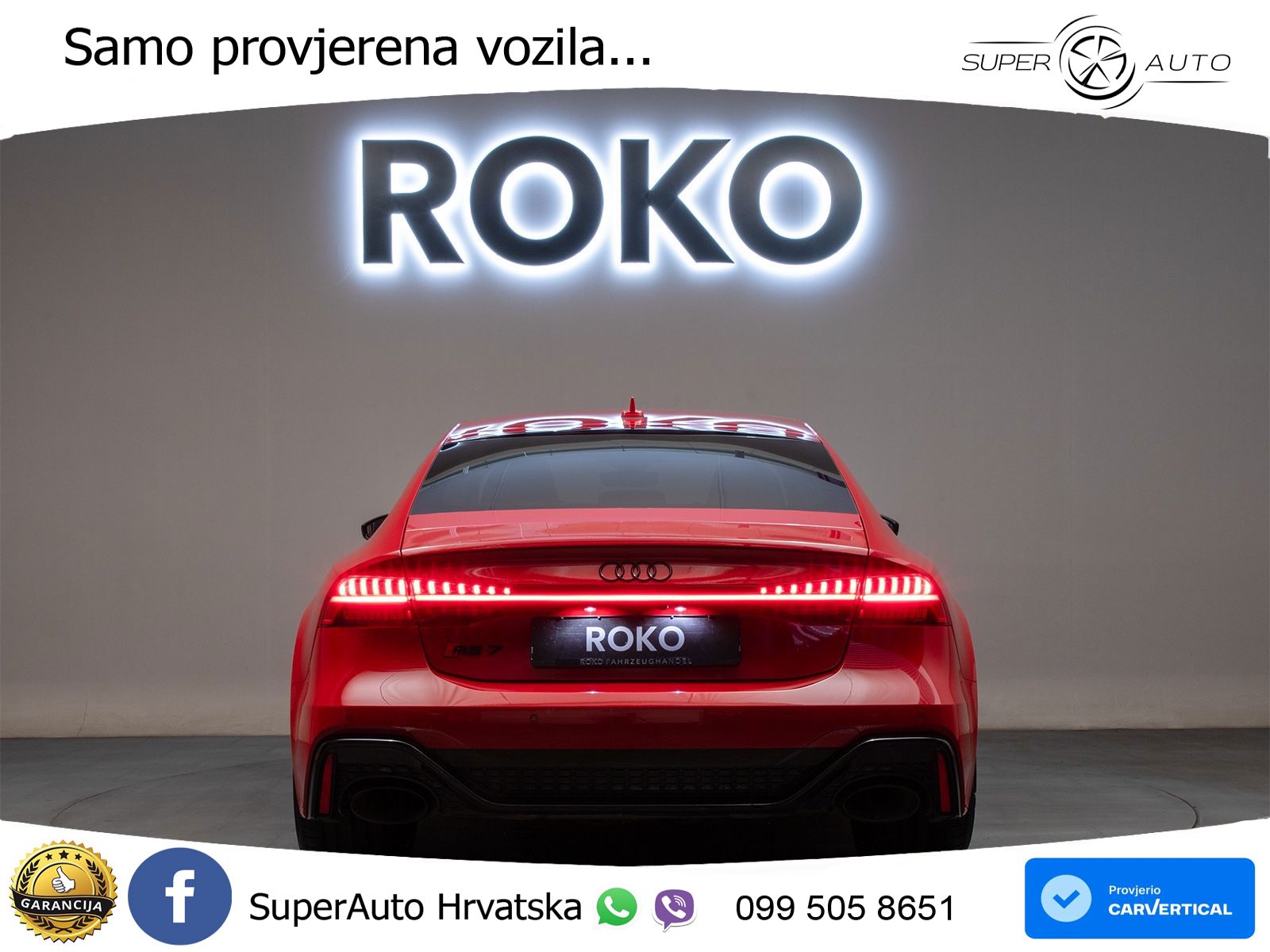 Audi RS7 4.0 TFSI V8 (600 KS) quattro tiptronic LED+GR SJED+ACC