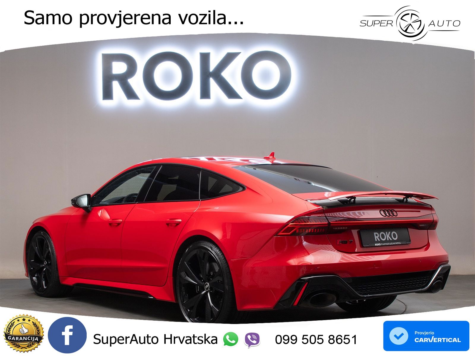 Audi RS7 4.0 TFSI V8 (600 KS) quattro tiptronic LED+GR SJED+ACC