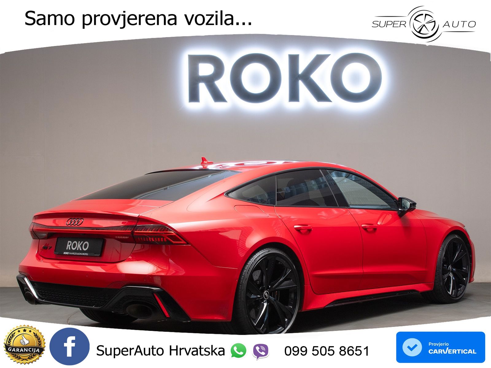 Audi RS7 4.0 TFSI V8 (600 KS) quattro tiptronic LED+GR SJED+ACC
