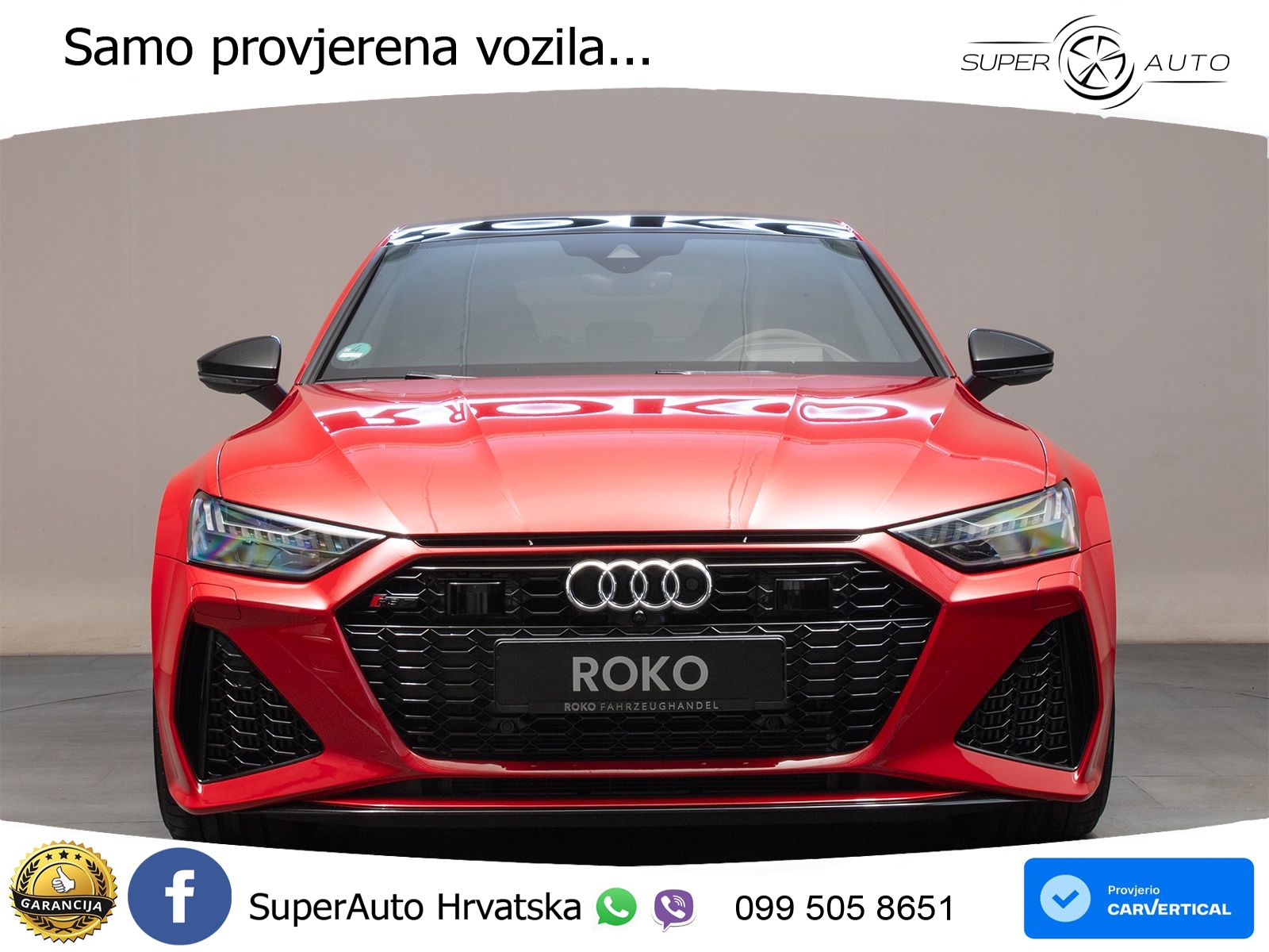 Audi RS7 4.0 TFSI V8 (600 KS) quattro tiptronic LED+GR SJED+ACC