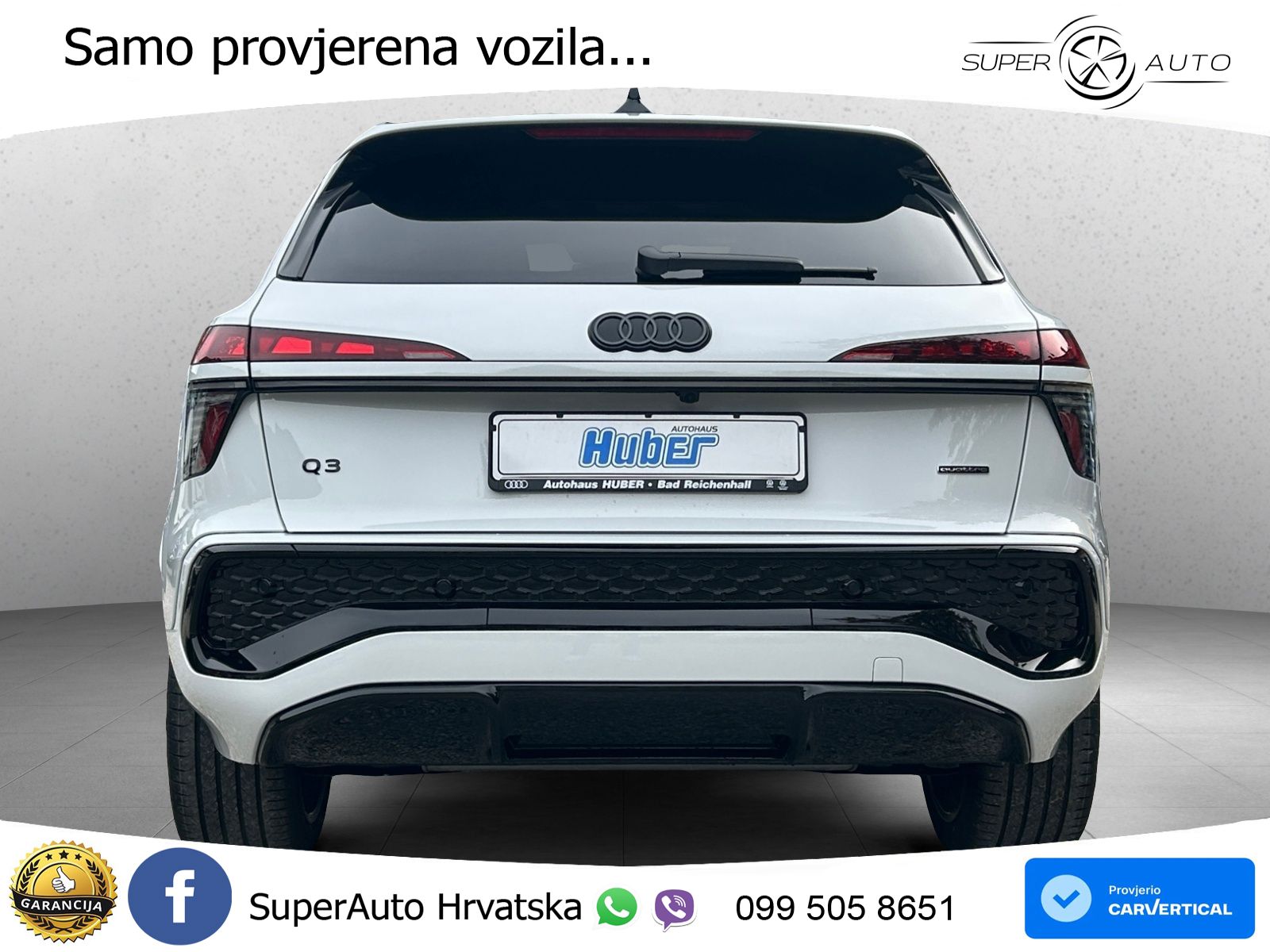 Audi Q3 2.0 TFSI (265 KS) quattro S tronic S line LED+GR SJED+ACC