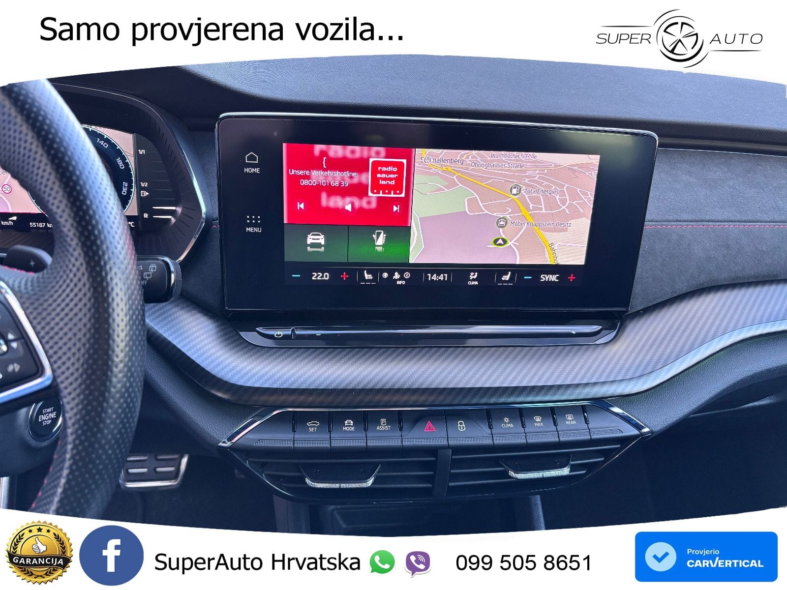 Škoda Octavia Combi RS 2.0 TDI (200 KS) DSG LED+GR SJED+ACC