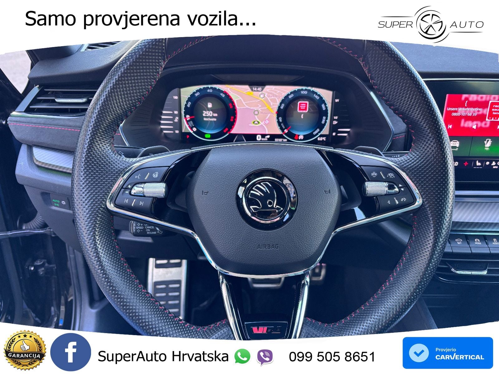 Škoda Octavia Combi RS 2.0 TDI (200 KS) DSG LED+GR SJED+ACC