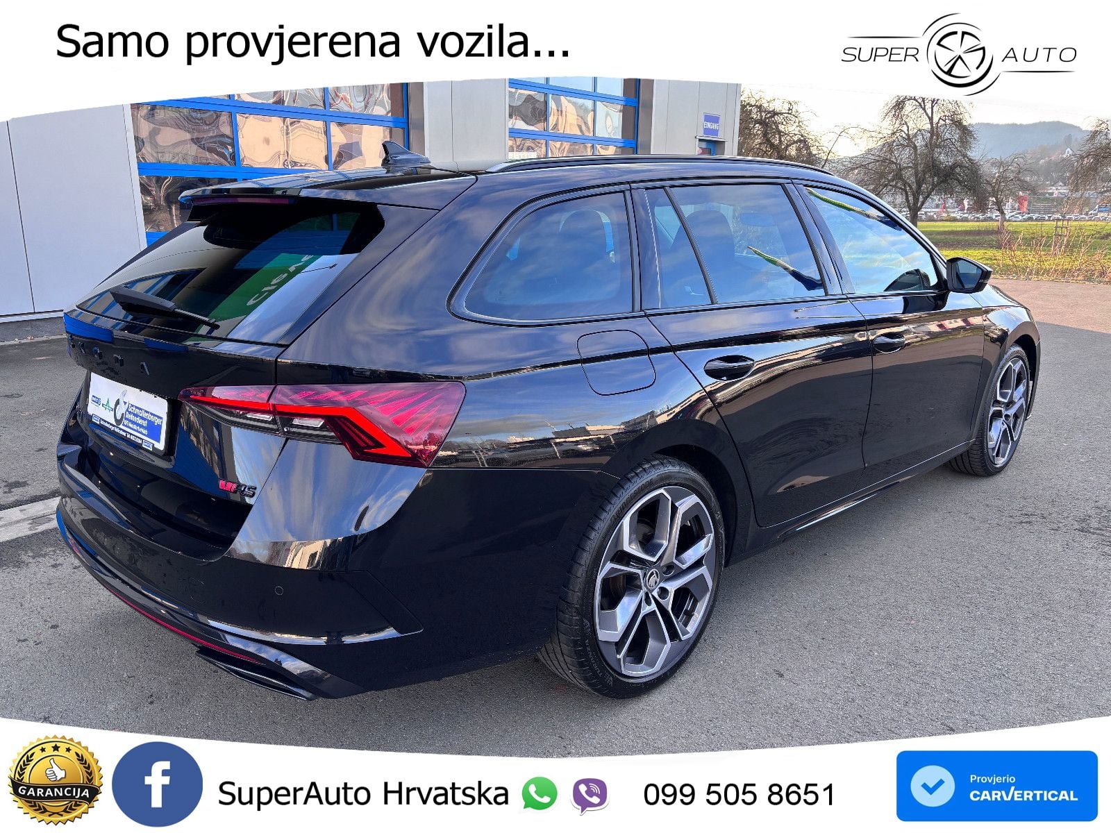 Škoda Octavia Combi RS 2.0 TDI (200 KS) DSG LED+GR SJED+ACC