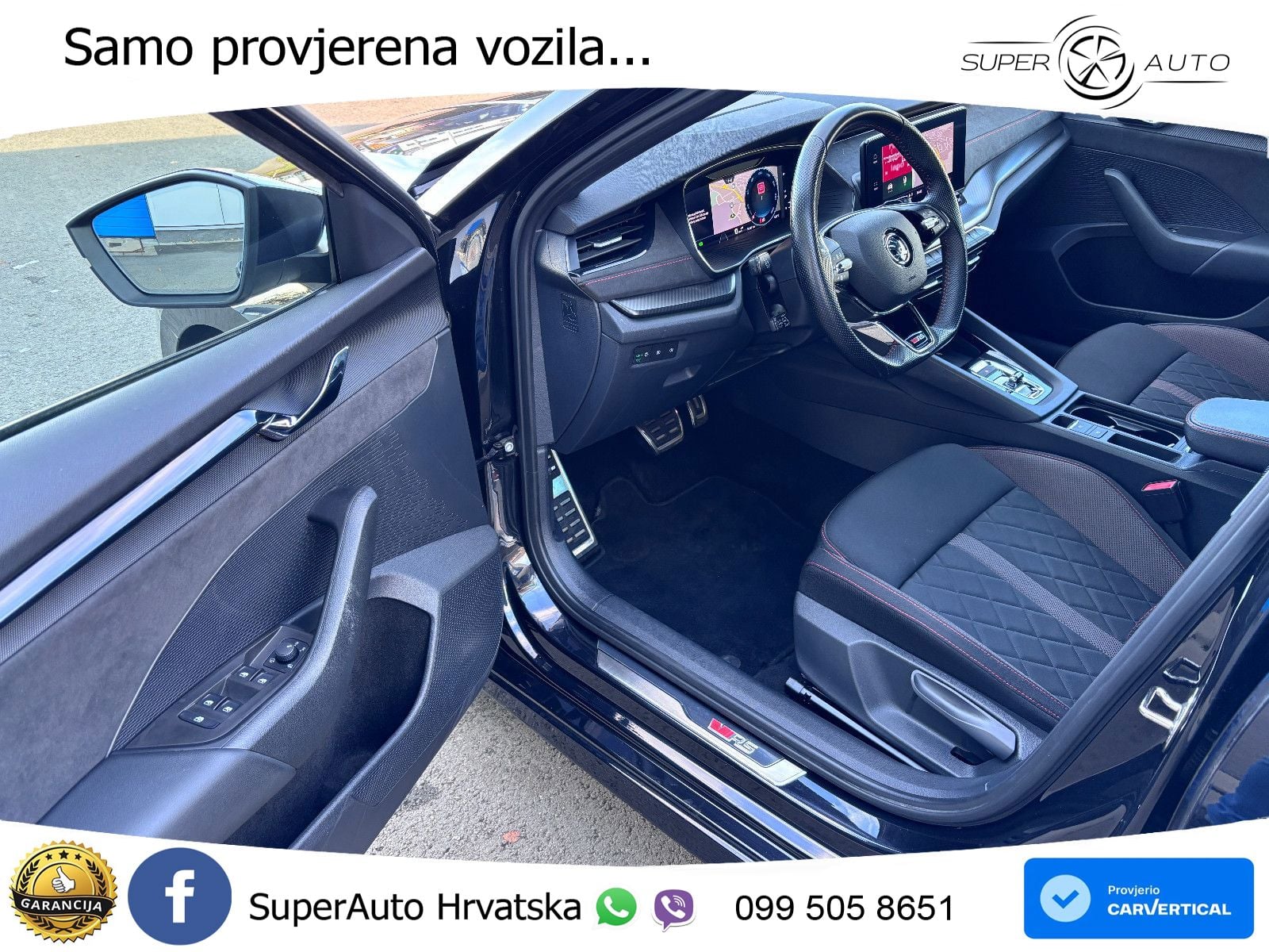 Škoda Octavia Combi RS 2.0 TDI (200 KS) DSG LED+GR SJED+ACC