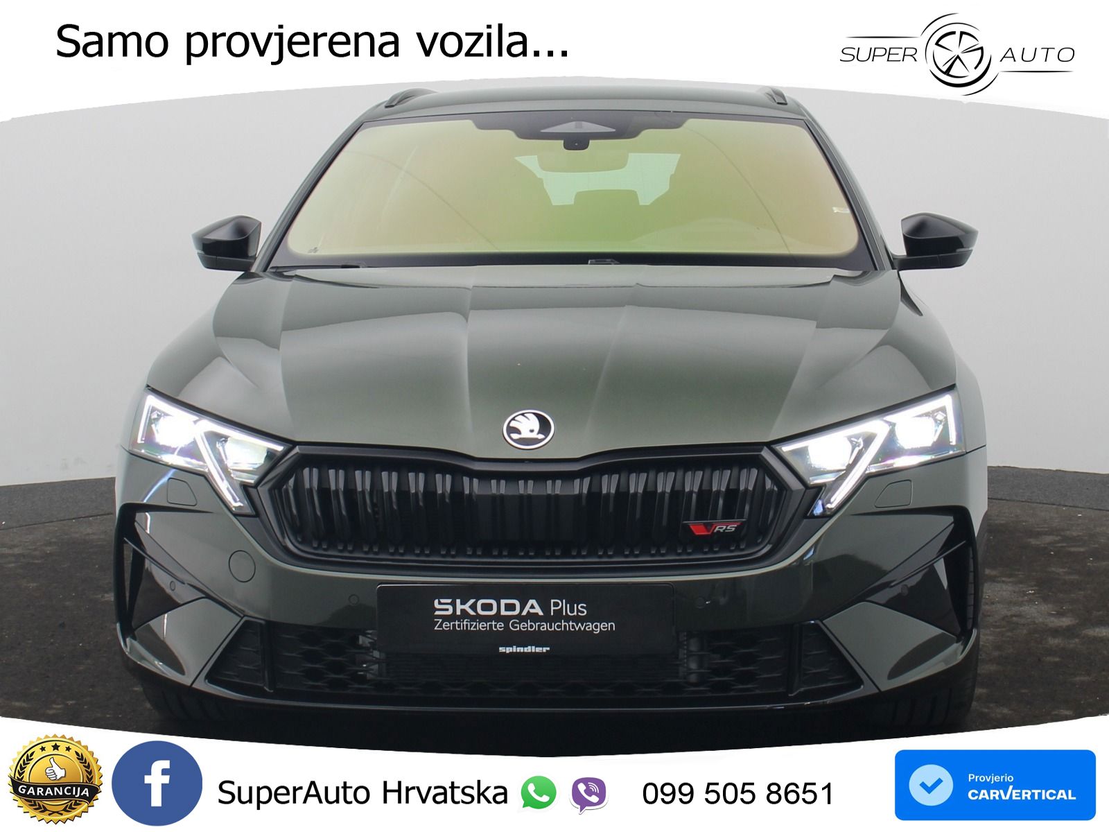 Škoda Octavia Combi RS 2.0 TSI (265 KS) DSG MATRIX+GR SJED+KAM