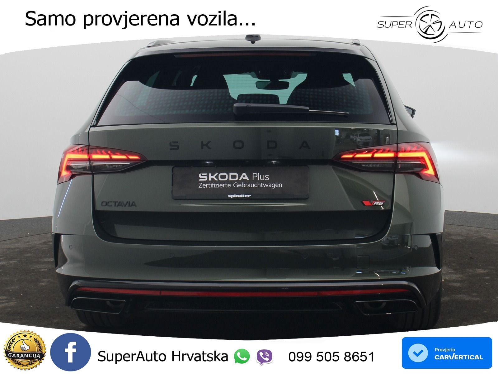 Škoda Octavia Combi RS 2.0 TSI (265 KS) DSG MATRIX+GR SJED+KAM