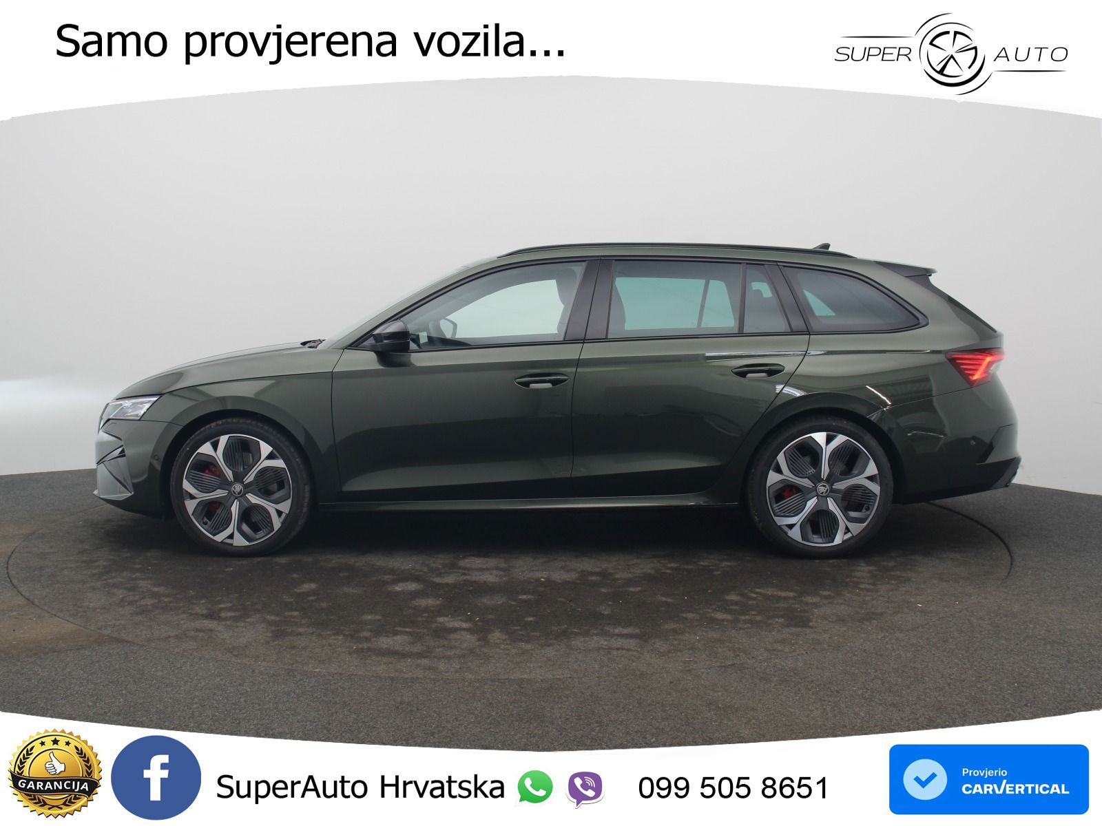 Škoda Octavia Combi RS 2.0 TSI (265 KS) DSG MATRIX+GR SJED+KAM