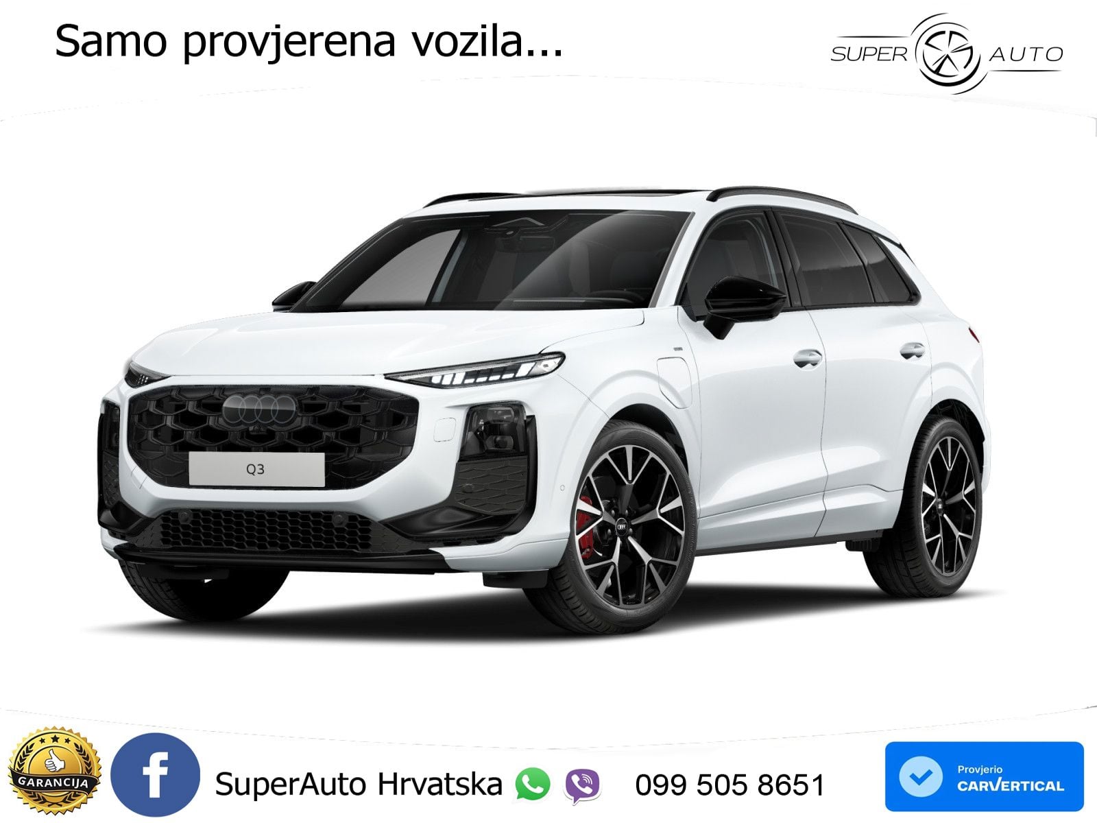 Audi Q3 1.5 TFSIe (272 KS) S tronic 2x S line MATRIX+GR SJED+KAM