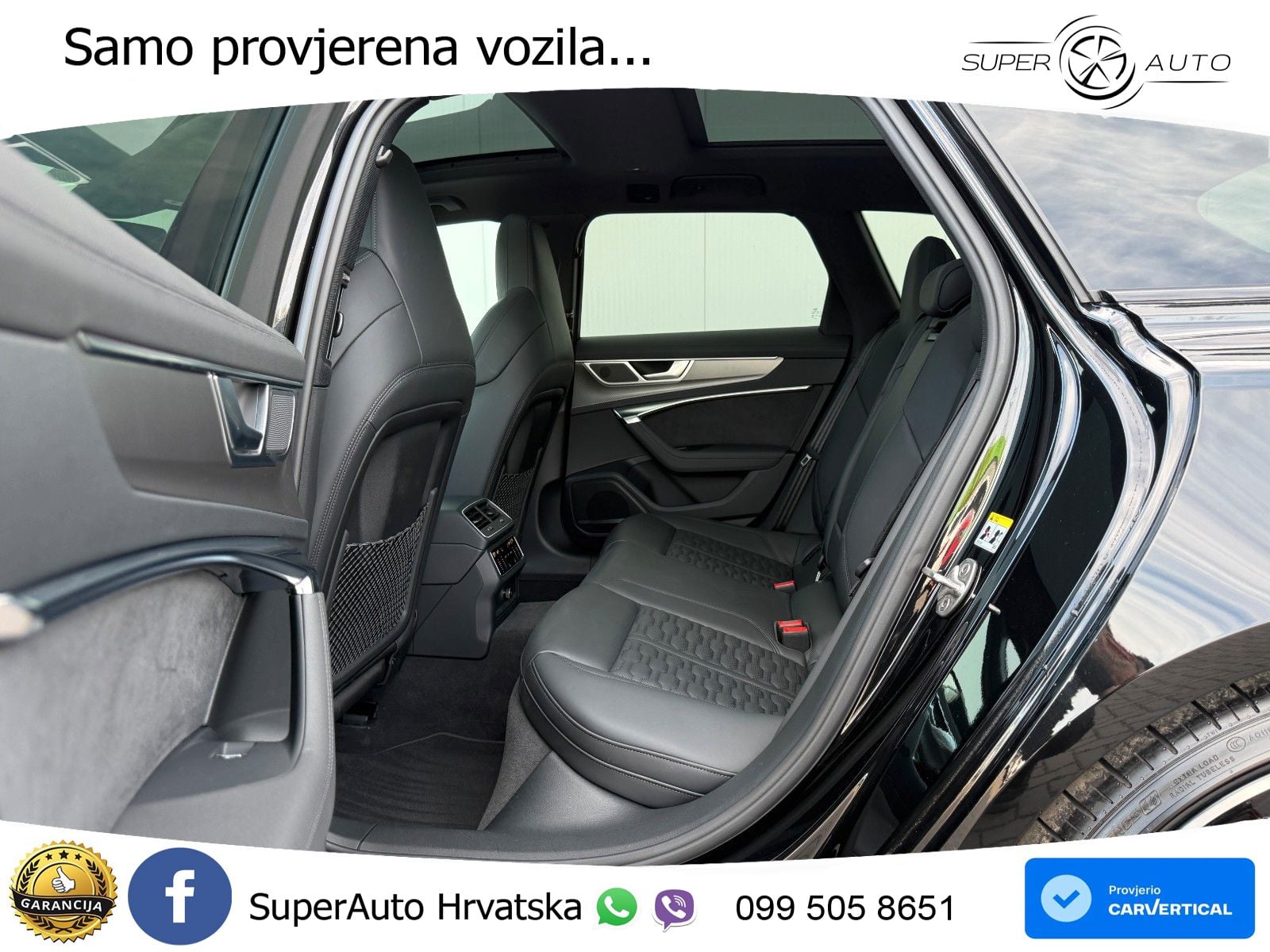 Audi RS6 Avant 4.0 TFSI V8 (600 KS) quattro Tiptronic ZRAČNI+ACC+GR SJED+KAM+PANO