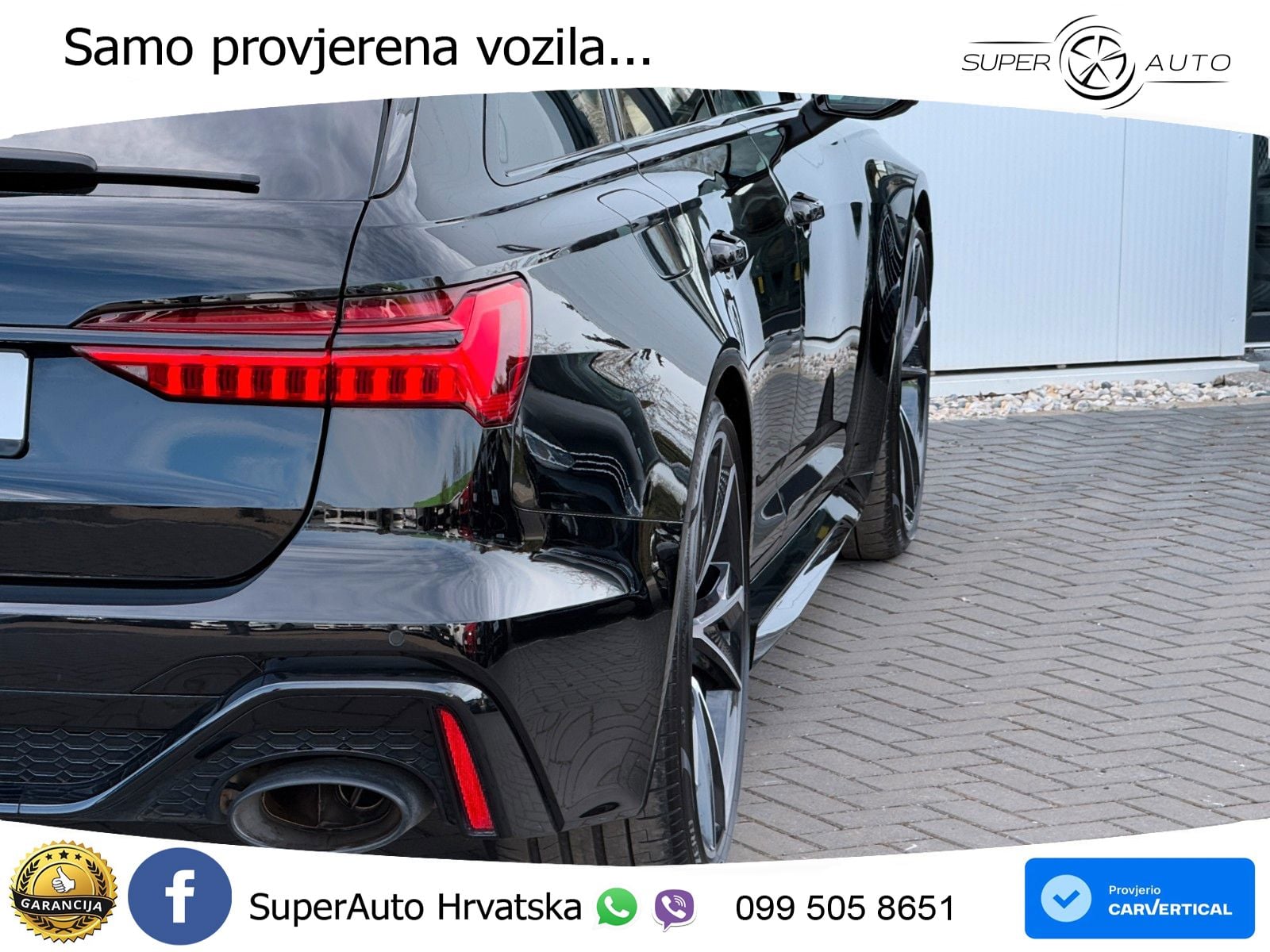 Audi RS6 Avant 4.0 TFSI V8 (600 KS) quattro Tiptronic ZRAČNI+ACC+GR SJED+KAM+PANO