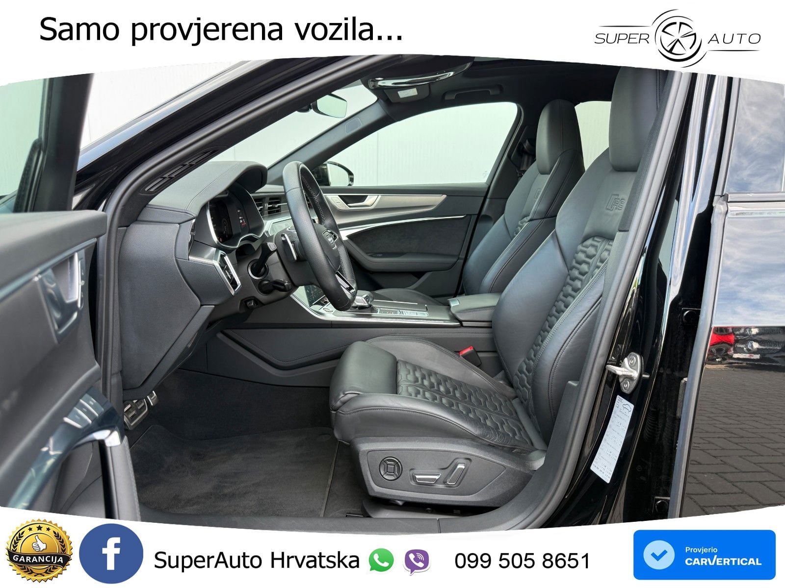 Audi RS6 Avant 4.0 TFSI V8 (600 KS) quattro Tiptronic ZRAČNI+ACC+GR SJED+KAM+PANO