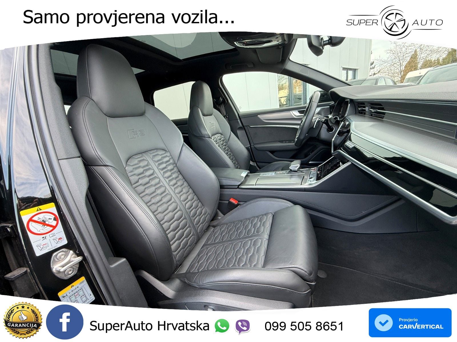 Audi RS6 Avant 4.0 TFSI V8 (600 KS) quattro Tiptronic ZRAČNI+ACC+GR SJED+KAM+PANO