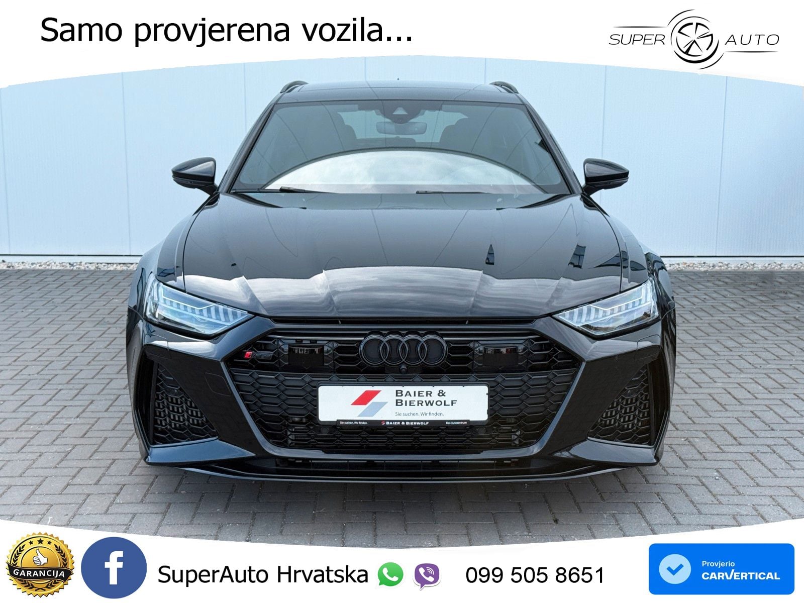 Audi RS6 Avant 4.0 TFSI V8 (600 KS) quattro Tiptronic ZRAČNI+ACC+GR SJED+KAM+PANO