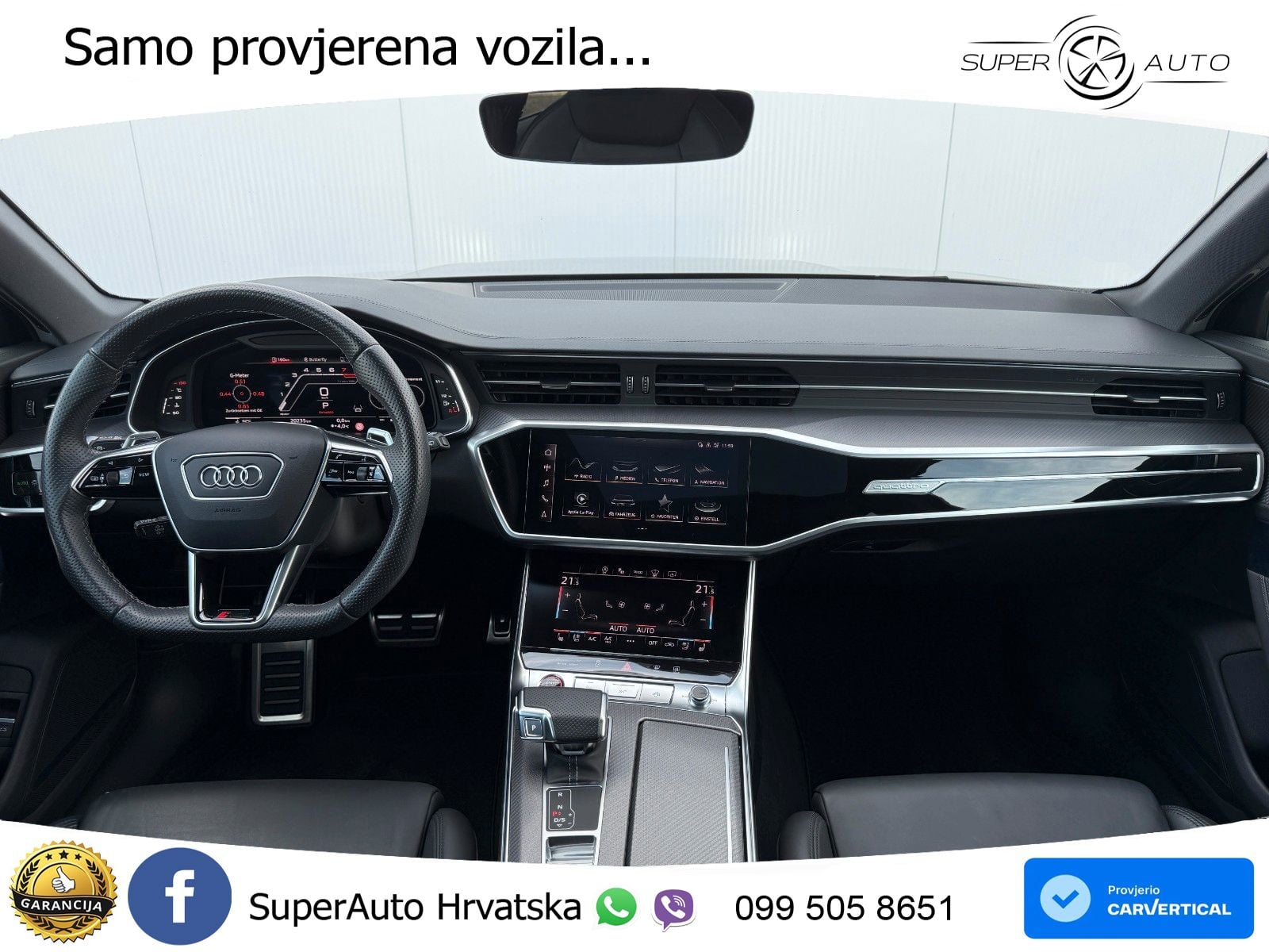 Audi RS6 Avant 4.0 TFSI V8 (600 KS) quattro Tiptronic ZRAČNI+ACC+GR SJED+KAM+PANO