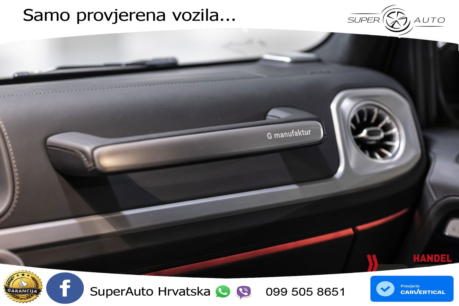 Mercedes AMG G 63 Long V8 (585 KS) 4MATIC 9G-TRONIC AMG SPEEDSHIFT PLUS ZRAČNI+ACC+4xGR SJED+360