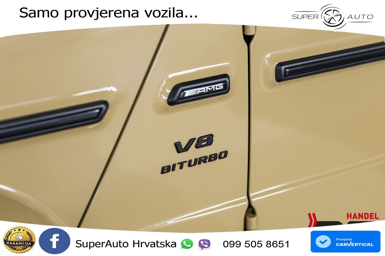 Mercedes AMG G 63 Long V8 (585 KS) 4MATIC 9G-TRONIC AMG SPEEDSHIFT PLUS ZRAČNI+ACC+4xGR SJED+360