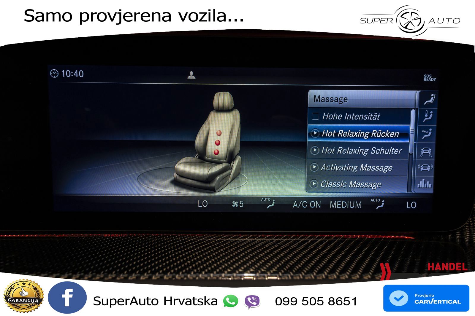 Mercedes AMG G 63 Long V8 (585 KS) 4MATIC 9G-TRONIC AMG SPEEDSHIFT PLUS ZRAČNI+ACC+4xGR SJED+360