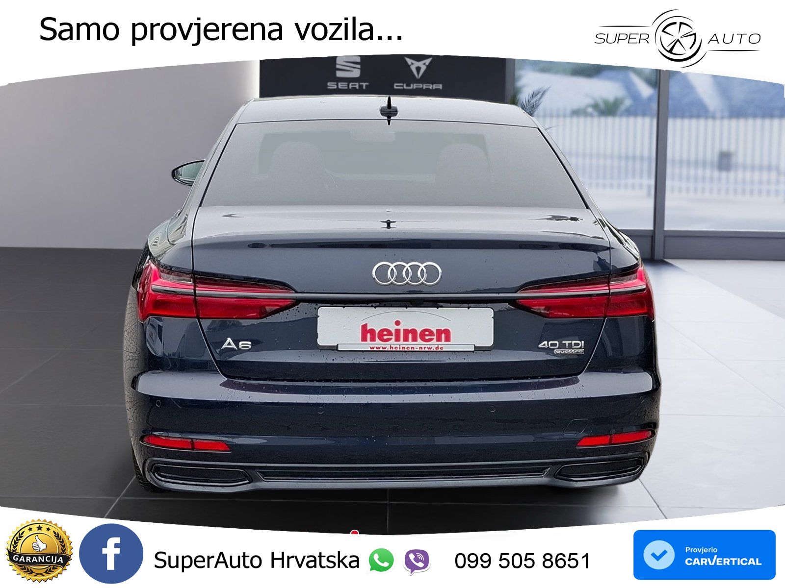 Audi A6 40 TDI (204 KS) quattro ultra S tronic LED+GR SJED+ACC